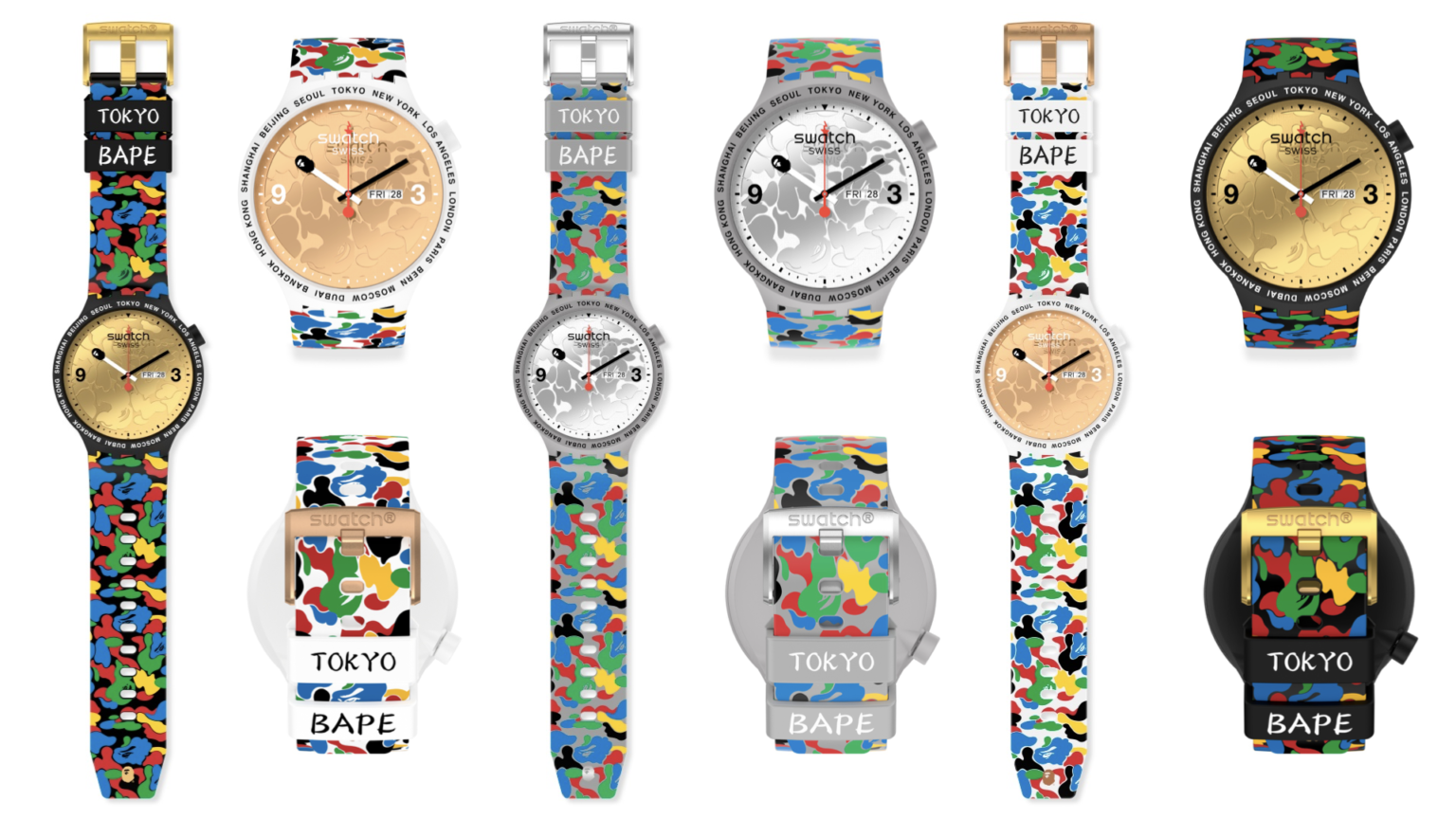 BAPE x Swatch Big Bold 2020, photo 1