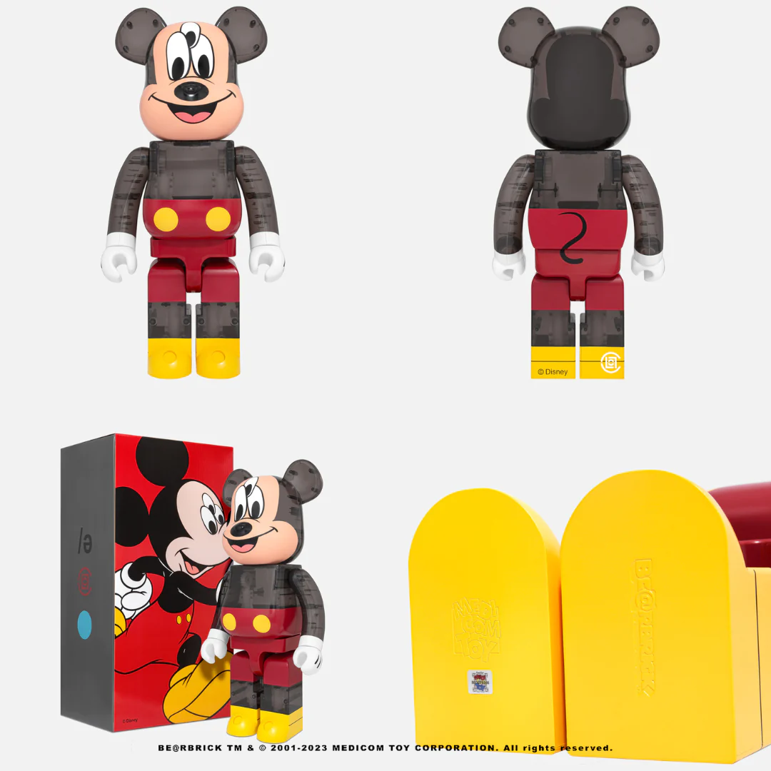 CLOT x 3125C x MEDICOM TOY BE@RBRICK 3-Eyed Mickey, photo 1