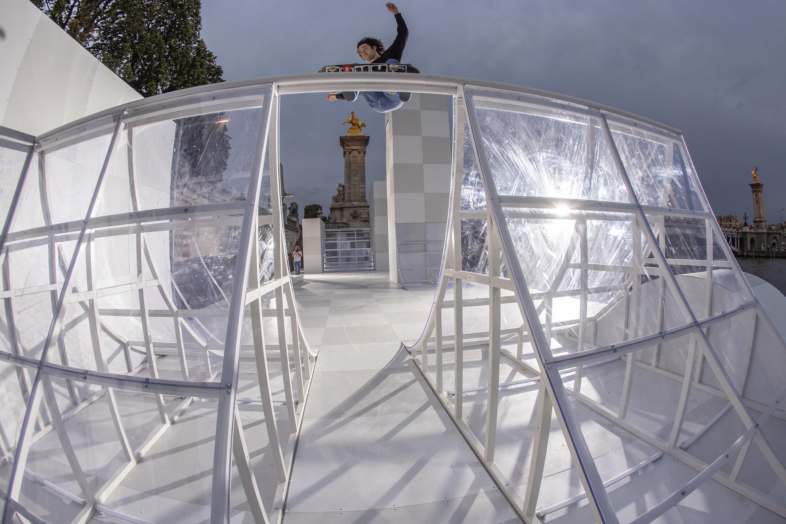 Skatepark XXL éphémère à Paris pour le lancement de la ligne OTW by Vans, photo 2