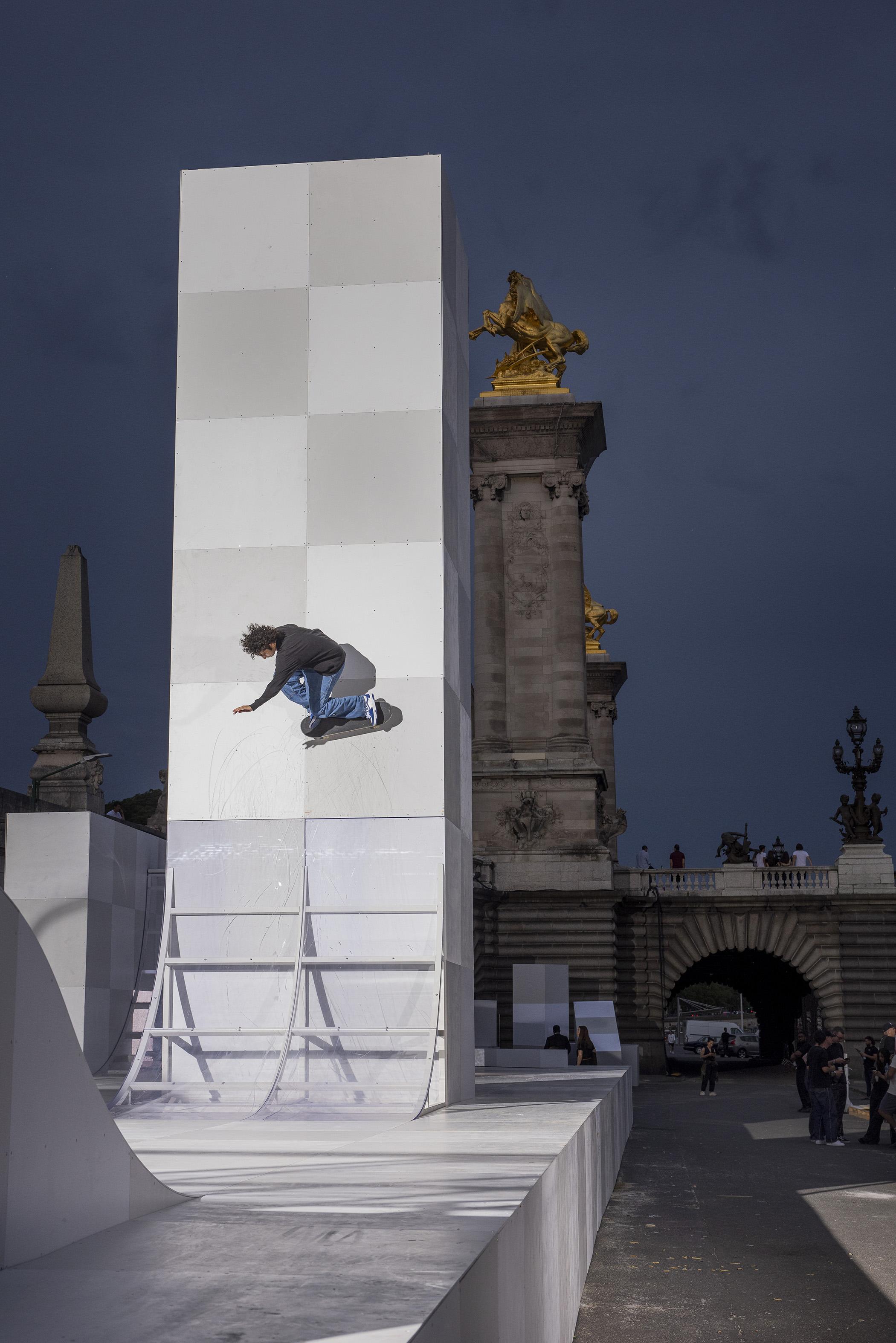 Skatepark XXL éphémère à Paris pour le lancement de la ligne OTW by Vans, photo 1