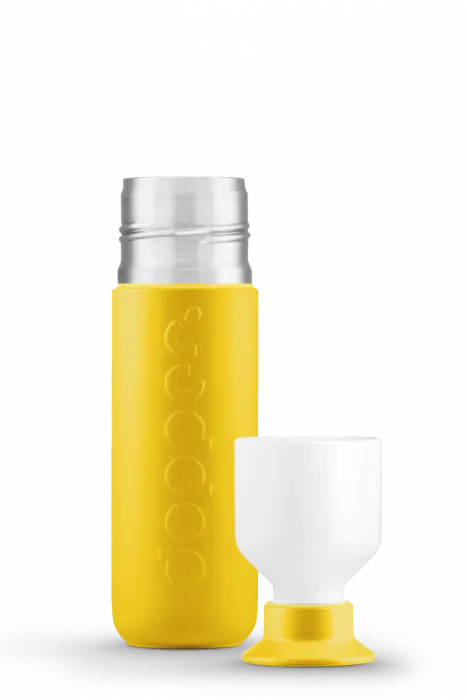4466 dopper insulated lemon crush 350ml packshot bottle cup