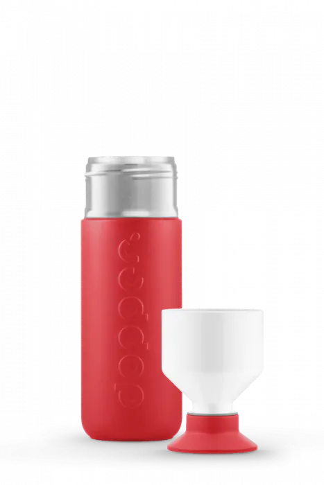 5265 dopper insulated deep coral 580ml bottle cup