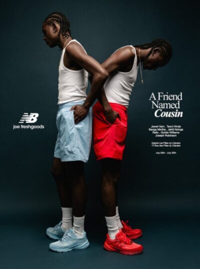 Art exhibition « A Friend Named Cousin » by Joe Freshgoods with New Balance