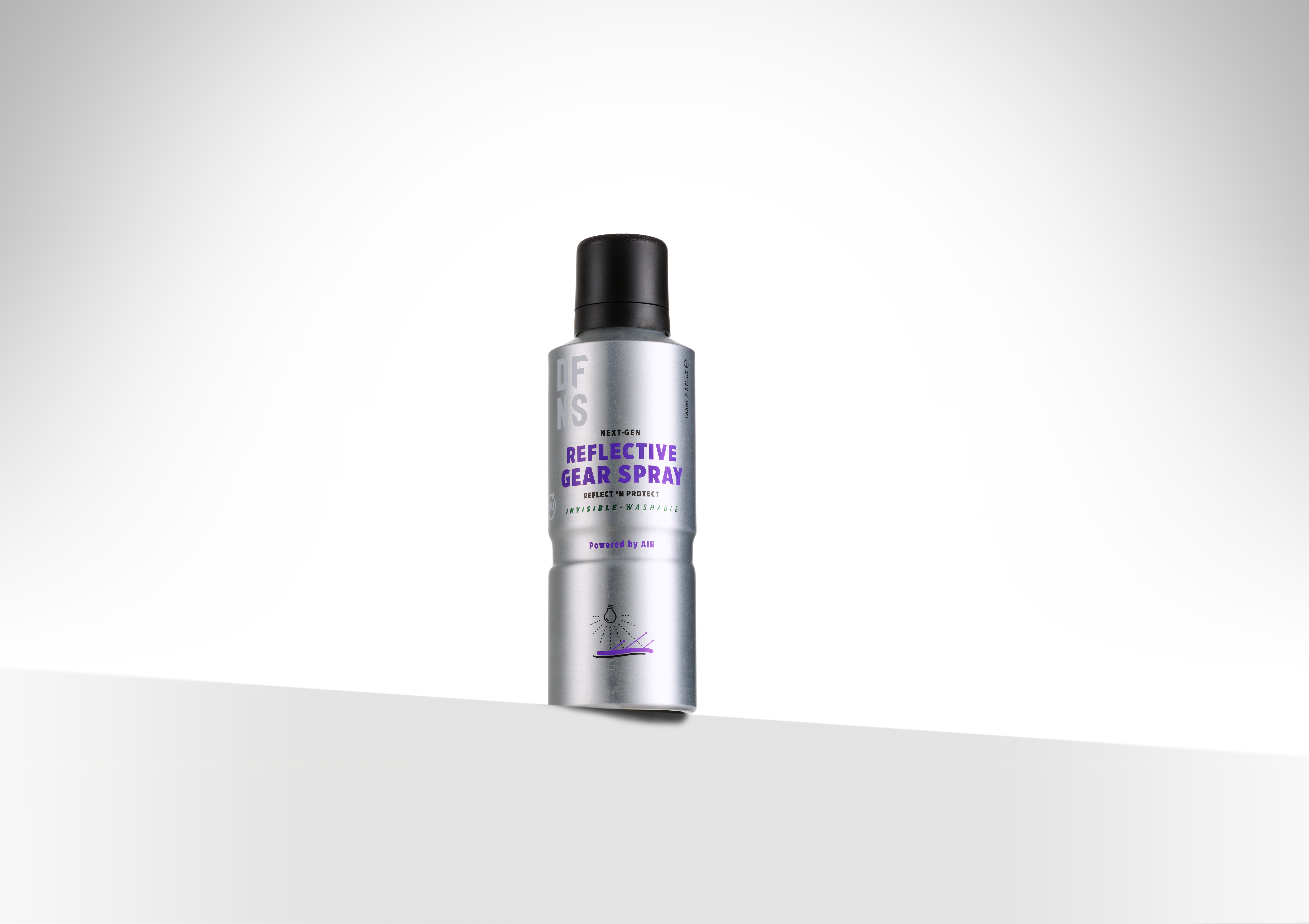 REFLECTIVE GEAR SPRAY by DFNS – Visibilité et sécurité, jour et nuit, photo 1