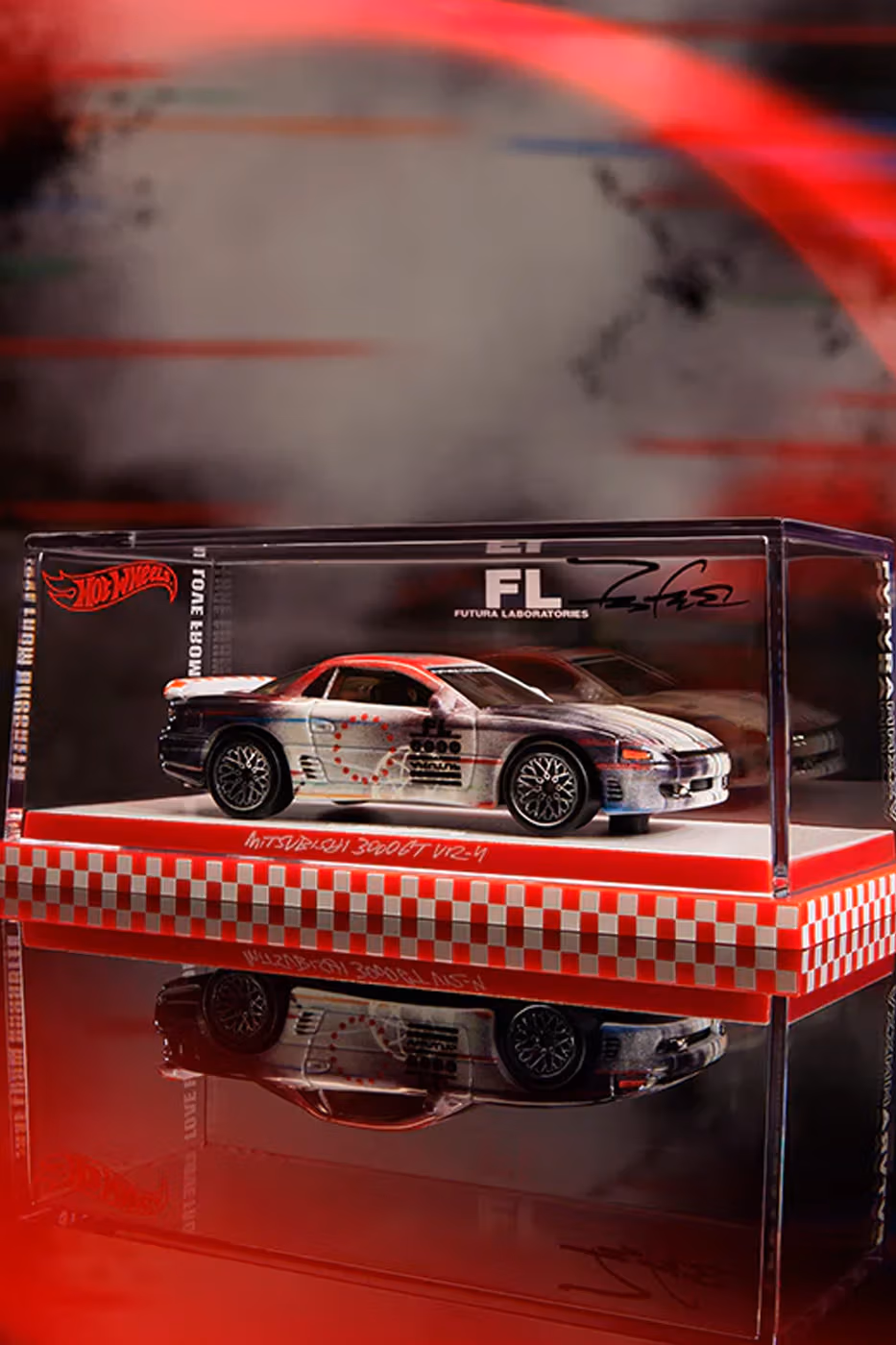Futura transforme une Mitsubishi 3000GT VR-4 en œuvre d’art miniature avec Hot Wheels