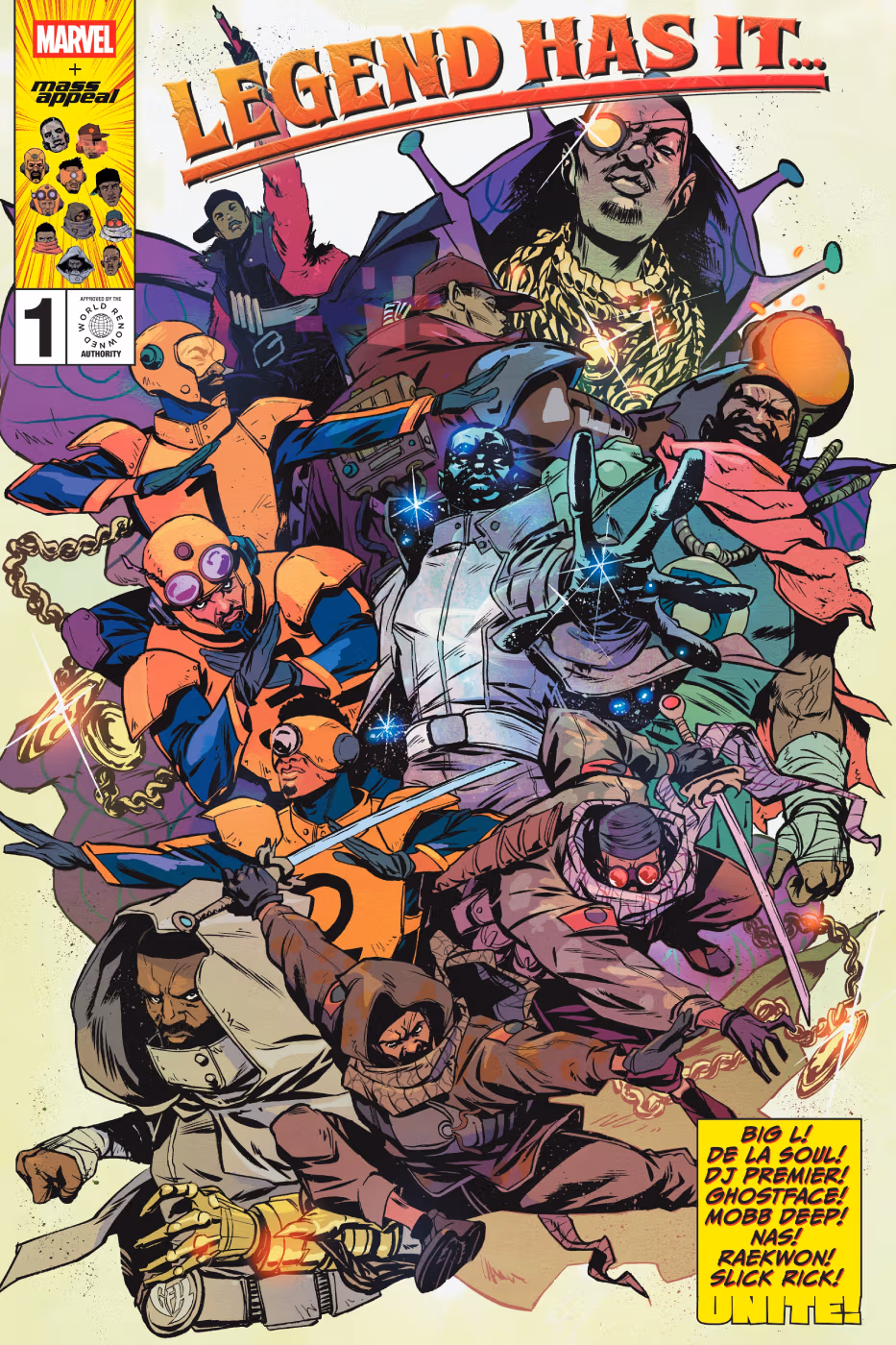 Mass Appeal et Marvel s’unissent pour la série de comics Legend Has It…