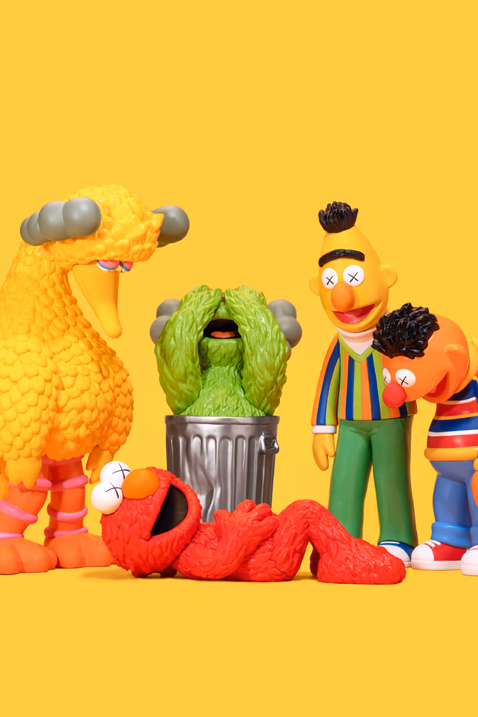 KAWS x Sesame Street : les personnages cultes revisités en version collector