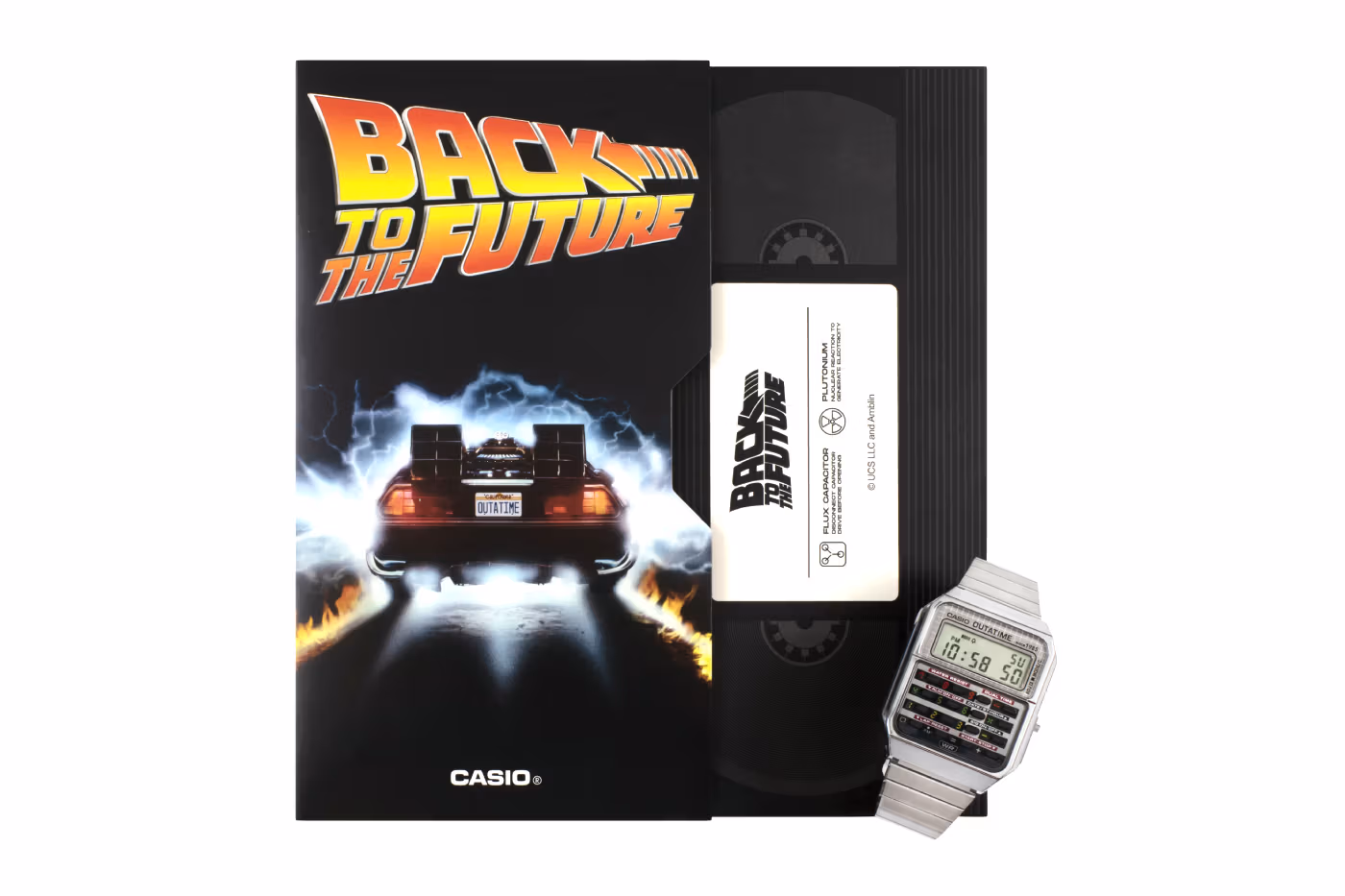 Casio célèbre les 40 ans de “Retour vers le Futur” avec une montre collector inspirée de la DeLorean
