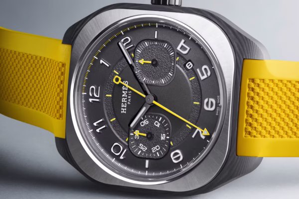Hermès H08 Chronograph “Jaune de Naples” : la puissance maîtrisée du temps, photo 1