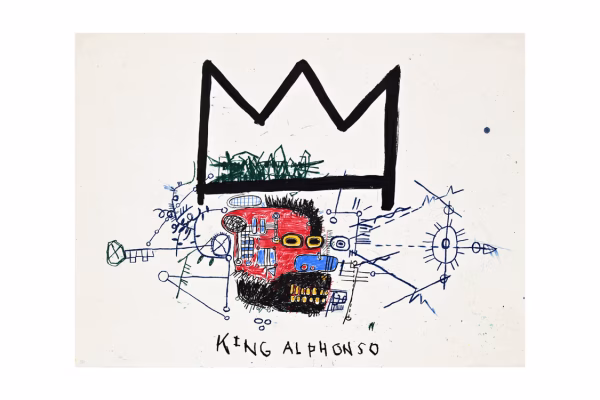 Jean-Michel Basquiat : “King Alphonso” revient sous forme de sérigraphie exclusive, photo 1