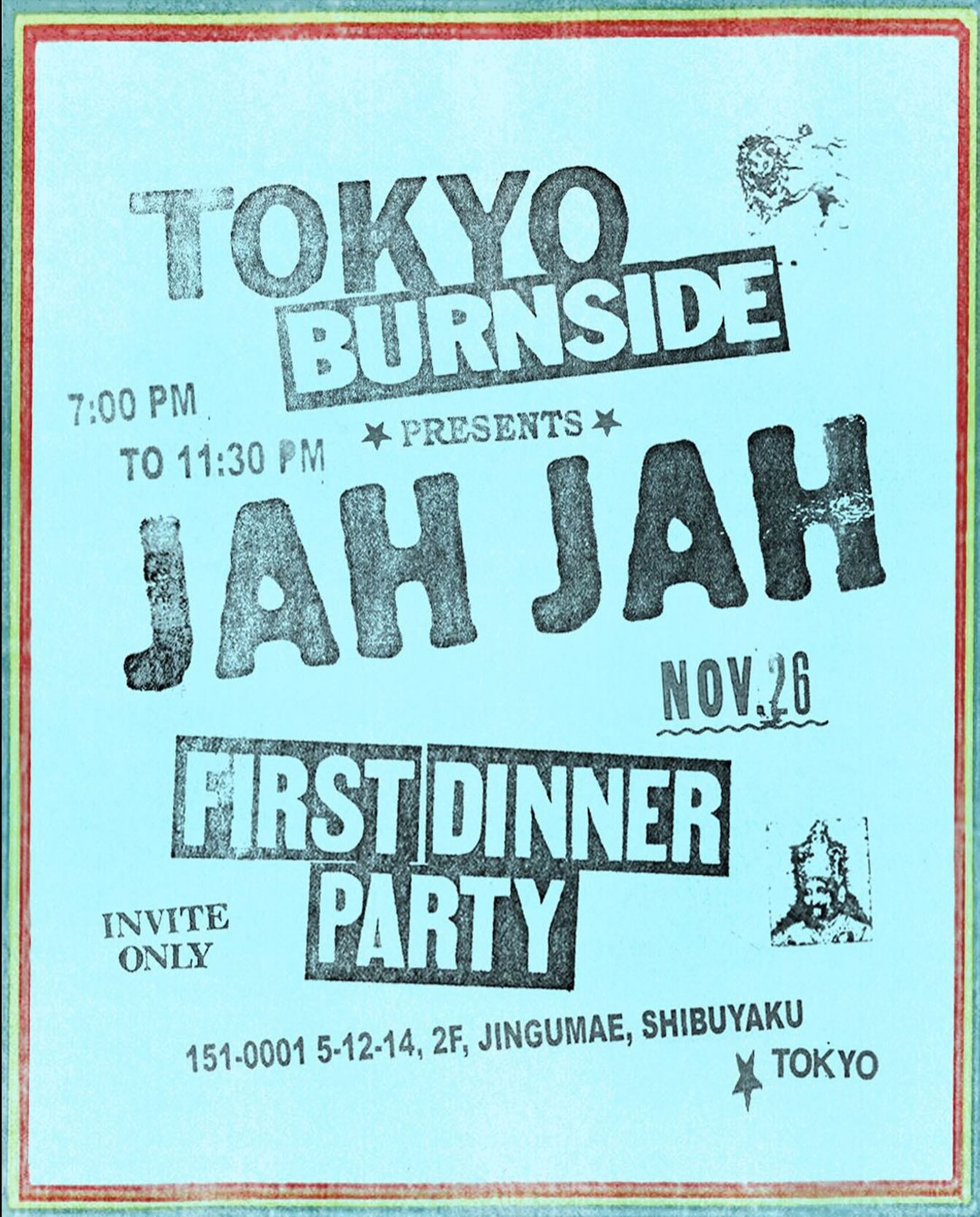 JAH JAH s’invite à Tokyo pour un dîner exclusif, photo 1