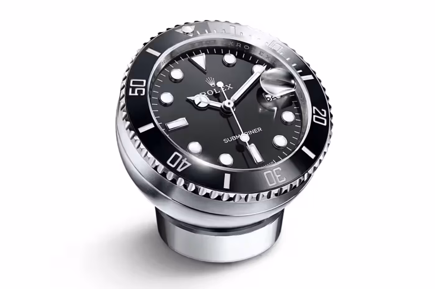 Rolex dévoile la Submariner Date Desk Clock : l’icône de la plongée réinventée en horloge de bureau