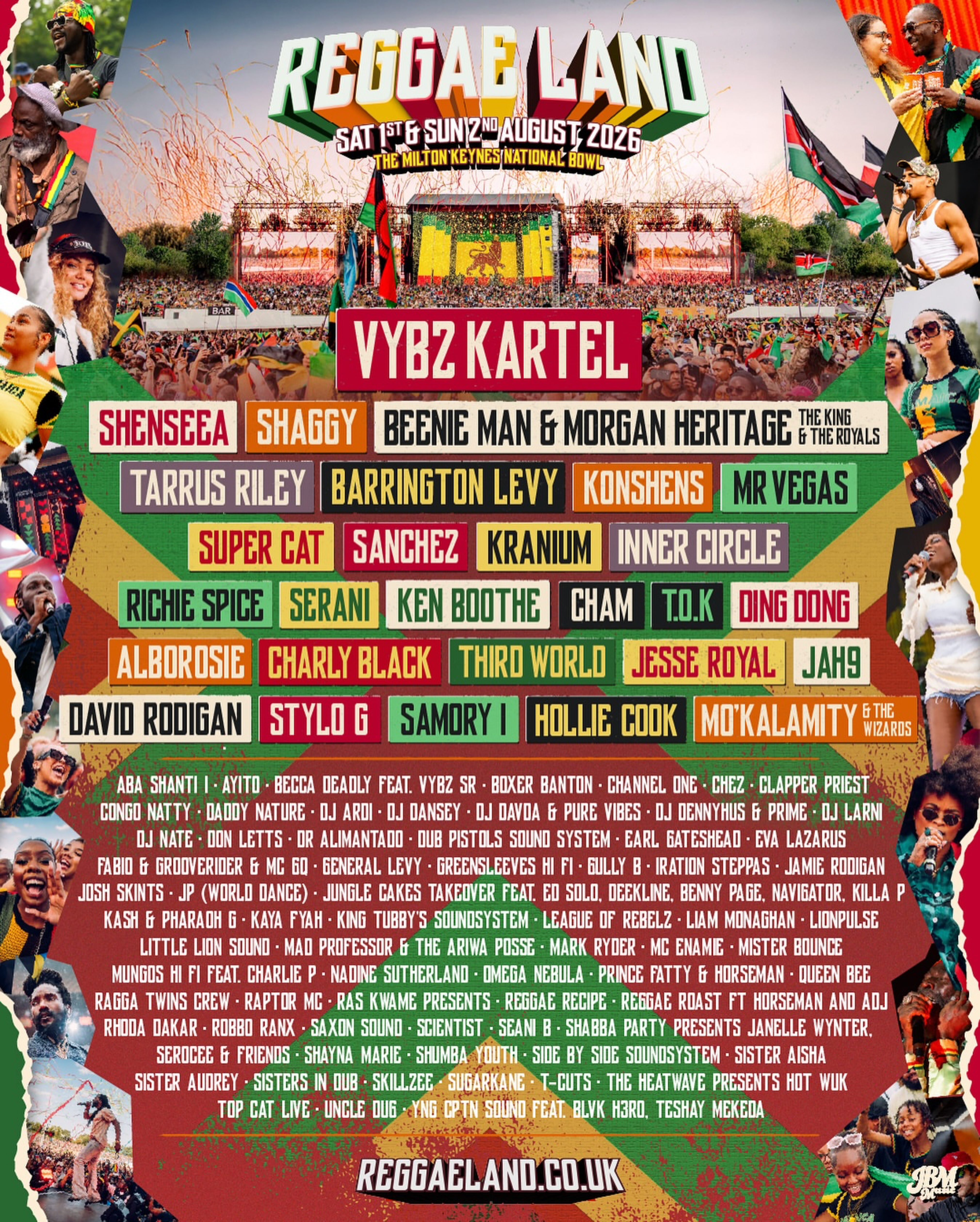 Reggae Land 2026 : le plus grand rassemblement reggae & dancehall jamais organisé au Royaume-Uni, photo 1