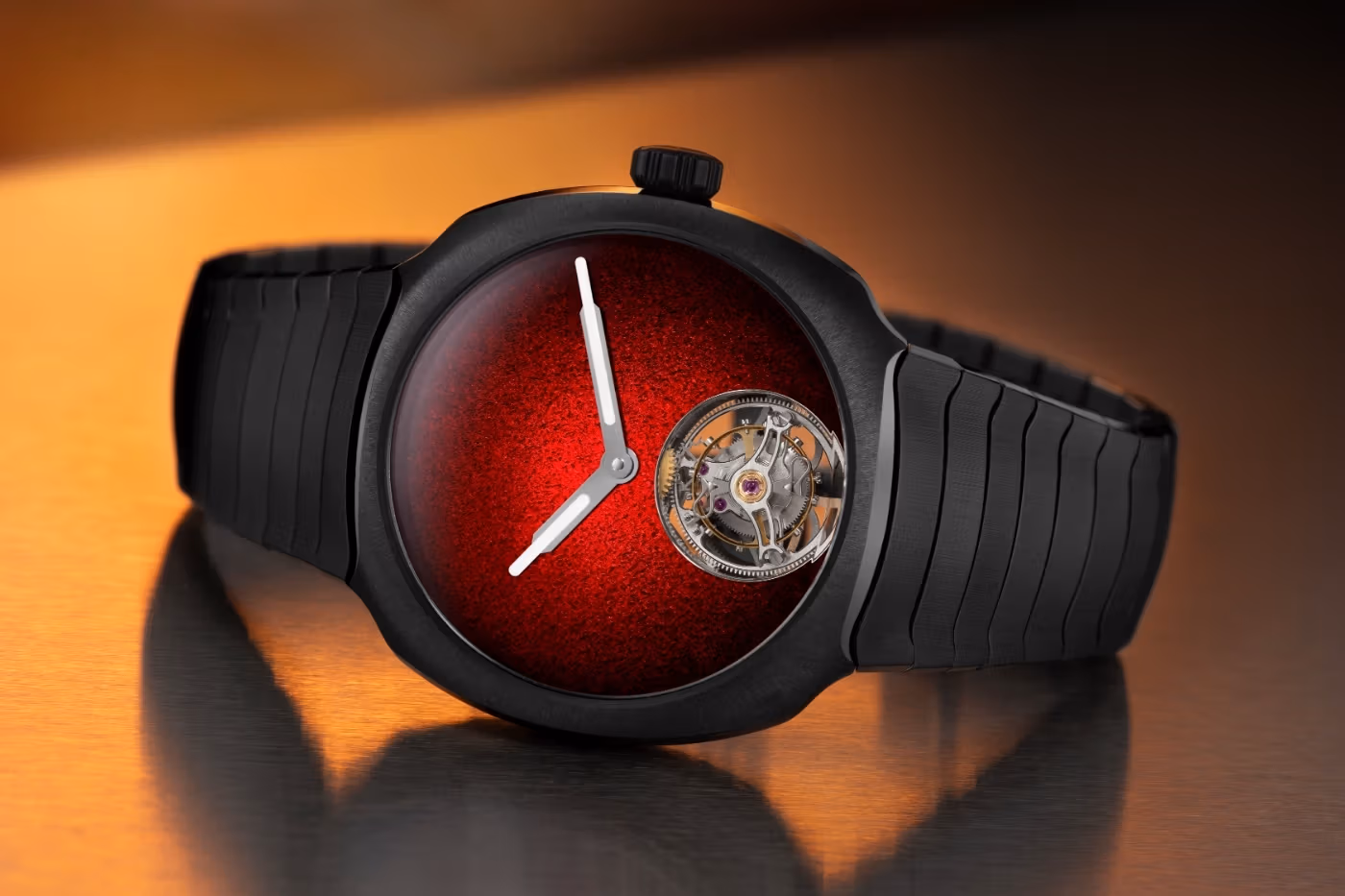 H. Moser & Cie. dévoile la Streamliner Tourbillon Concept Ceramic, sa première montre entièrement en céramique
