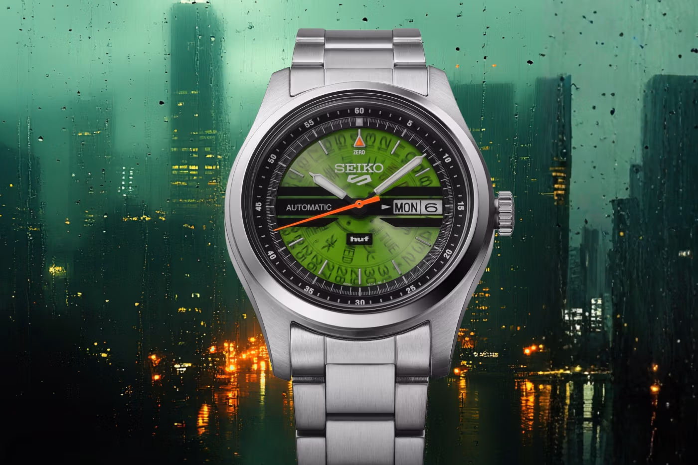 Seiko et HUF revisitent la mythique “Time Sonar” des années 70 avec la Seiko 5 Sports x HUF II Limited Edition