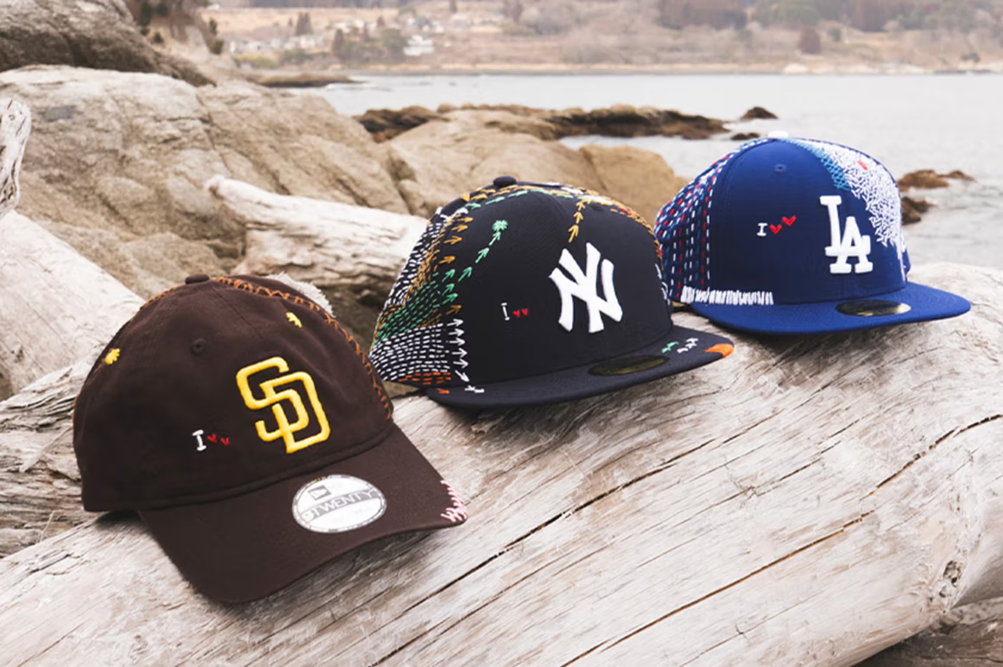 New Era et SASHIKO GALS unissent baseball et artisanat japonais dans une collection limitée de casquettes MLB
