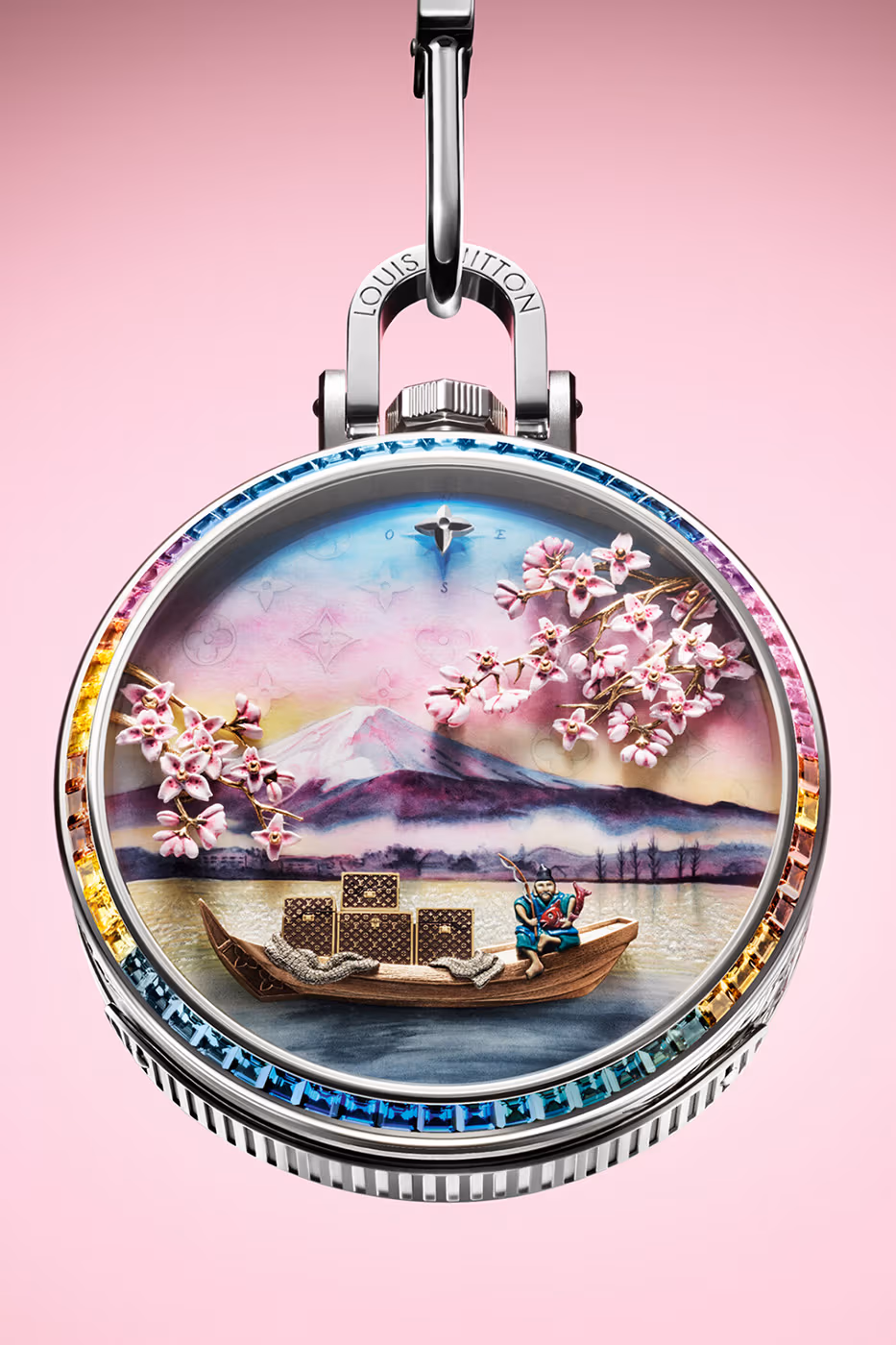 Louis Vuitton dévoile la montre de poche Escale au Mont Fuji, un hommage horloger d’exception au Japon
