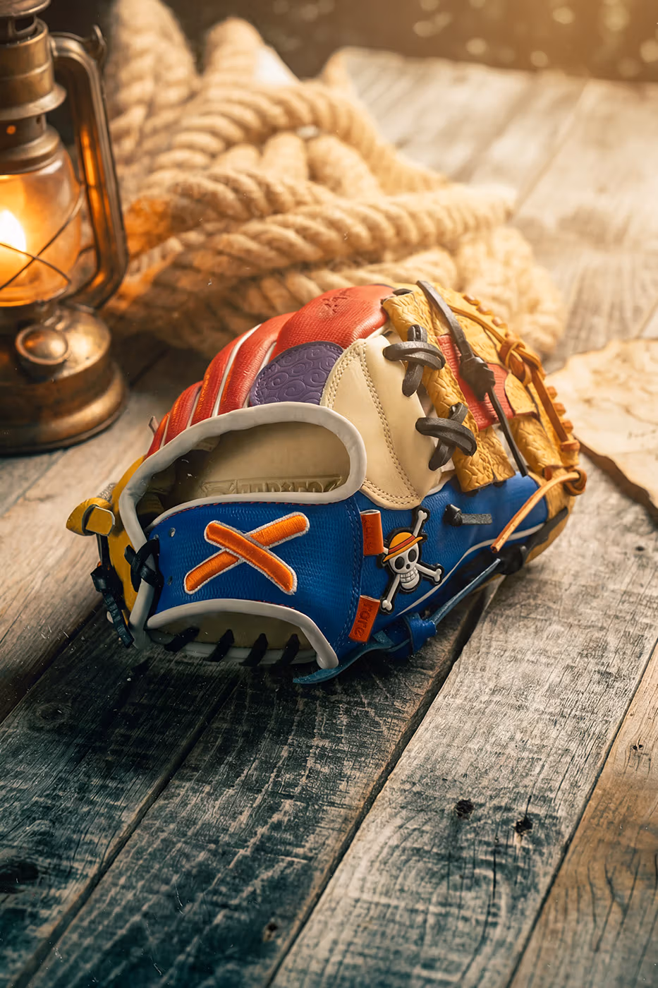 One Piece et Absolutely Ridiculous dévoilent un gant de baseball collector dédié à Luffy