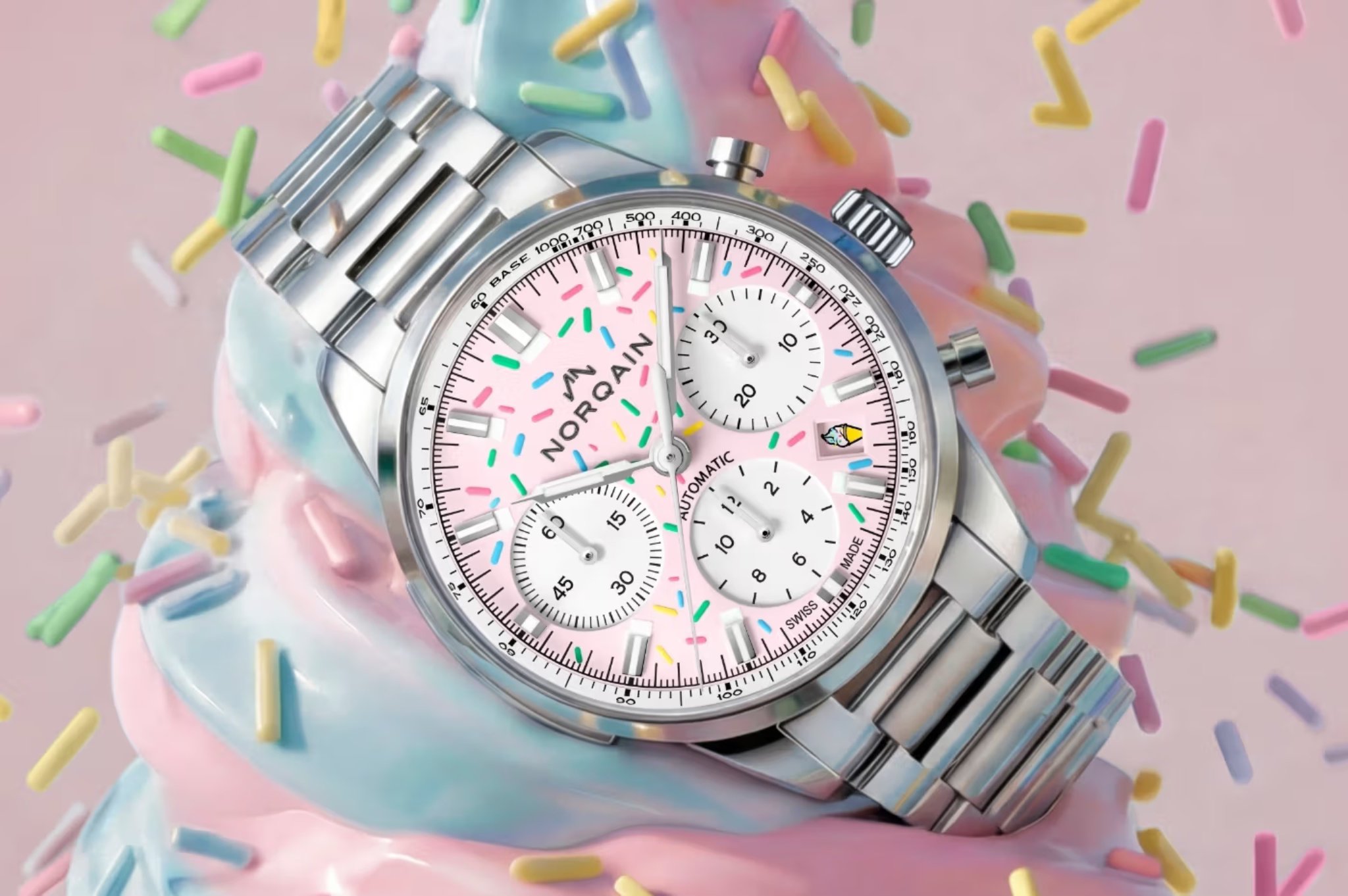 Norqain dévoile la Freedom Chrono “Sprinkles”, une montre ludique présentée à Watches and Wonders 2026