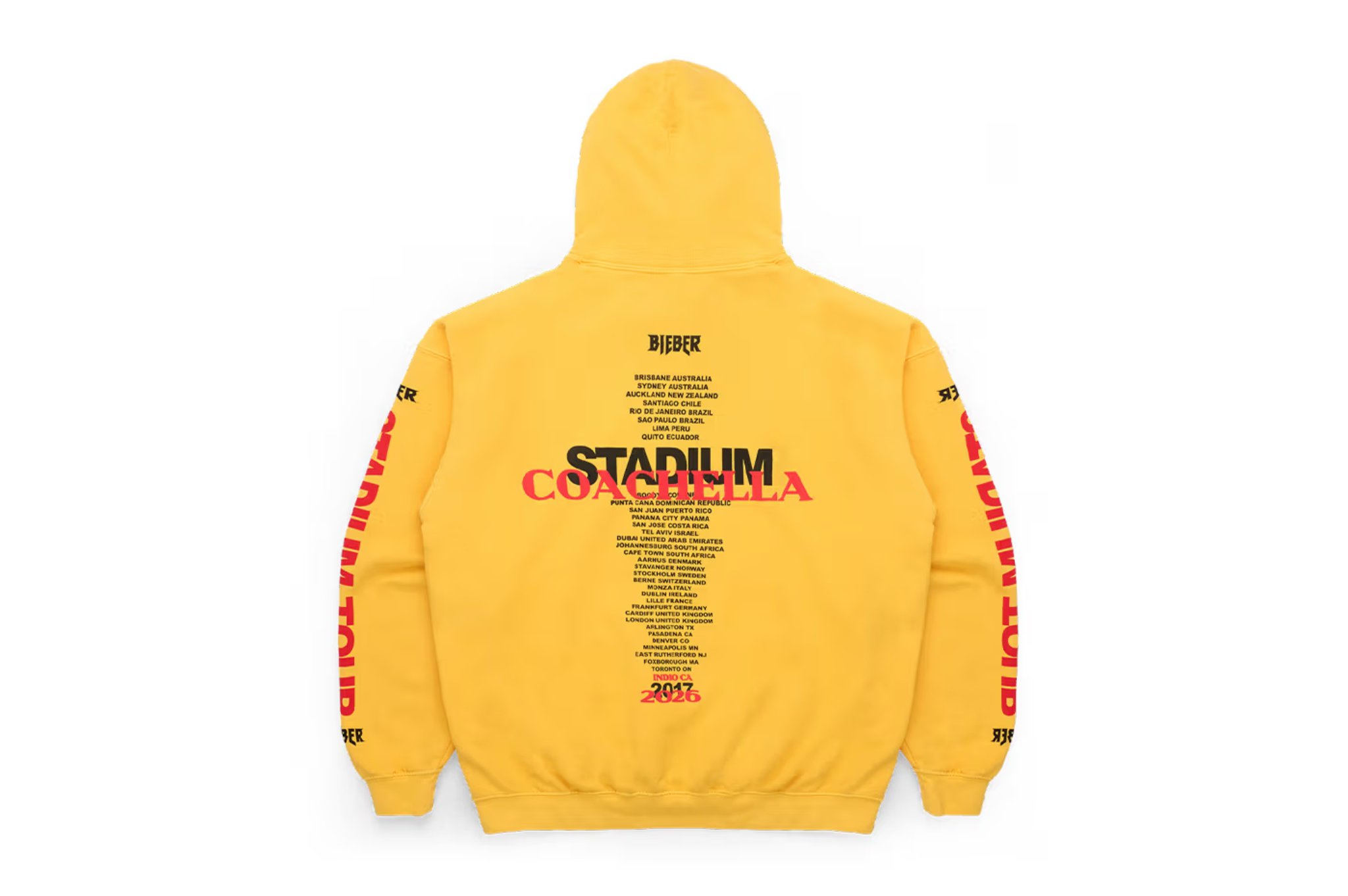Justin Bieber dévoile une collection Coachella inspirée de l’ère Purpose