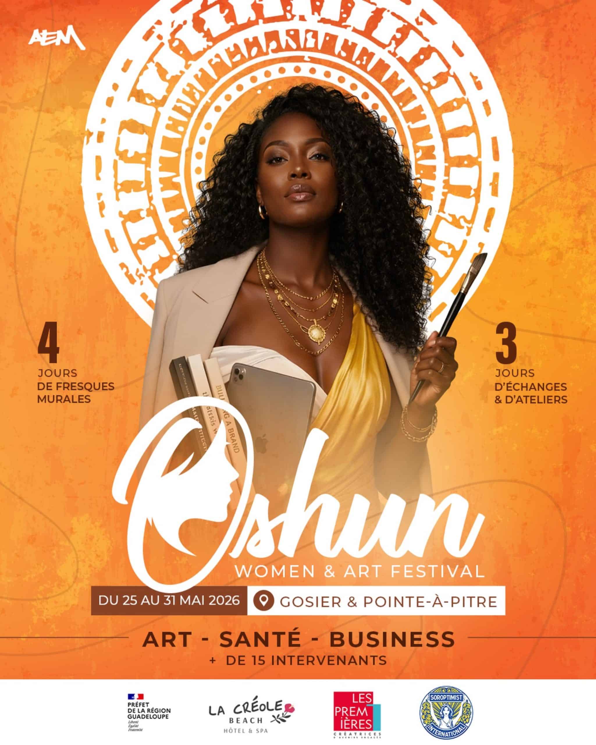 Oshun Festival 2026 : la Guadeloupe célèbre la femme, l’art et la transmission