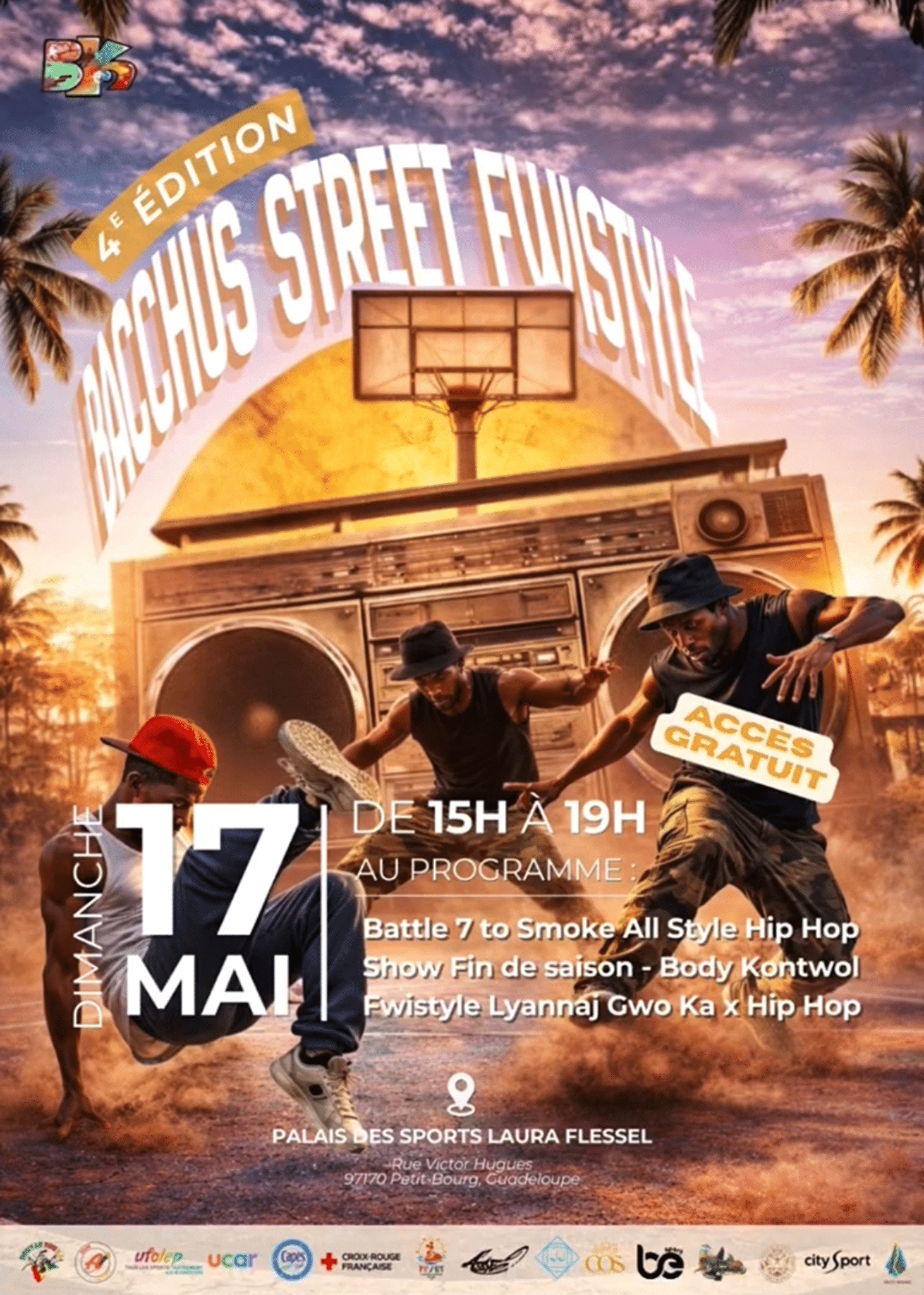 Le Bacchus Street Fwistyle revient en Guadeloupe avec une 4e édition dédiée à la culture urbaine