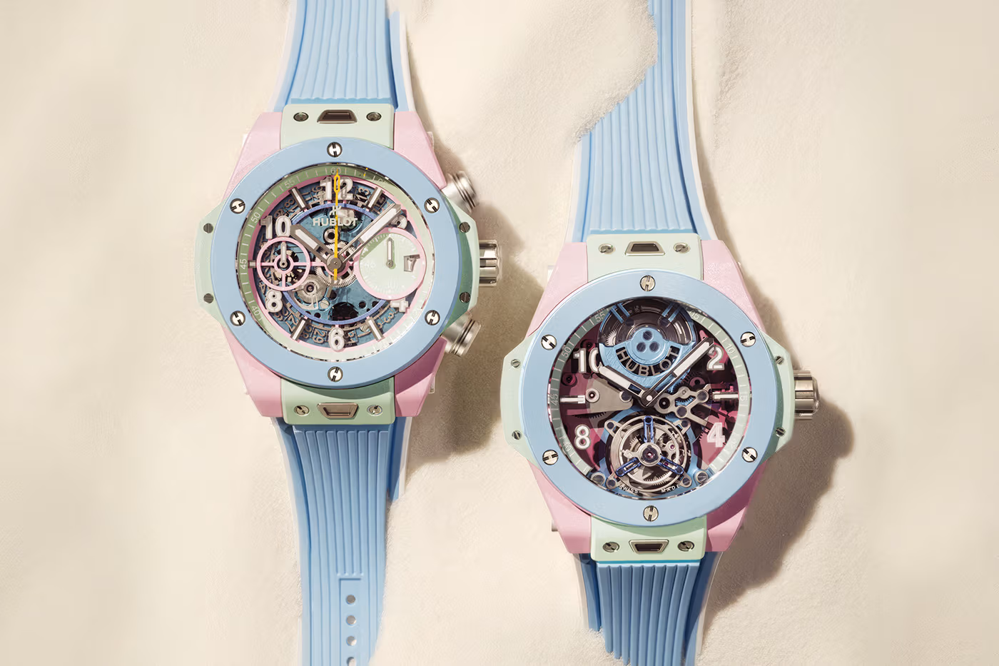 Hublot illumine l’été 2026 avec sa collection Big Bang en céramique pastel