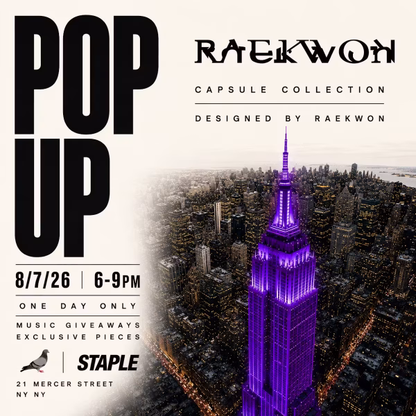 Raekwon et STAPLE célèbrent l’héritage du Wu-Tang Clan avec un pop-up exclusif à New York, photo 1