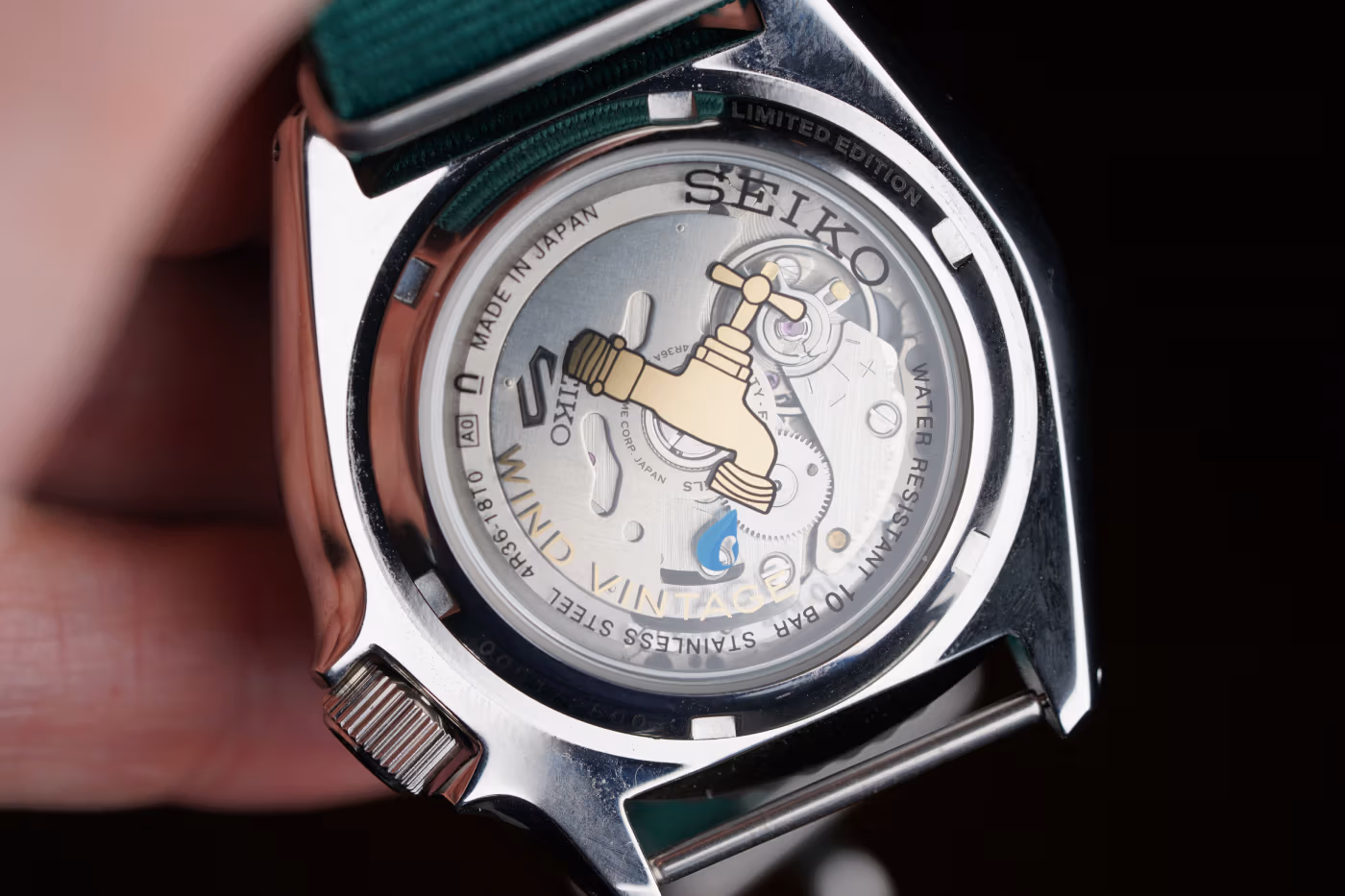 Rowing Blazers Wind Vintage Seiko 38mm 42mm rally diver Collaboration Release Info, photo 6