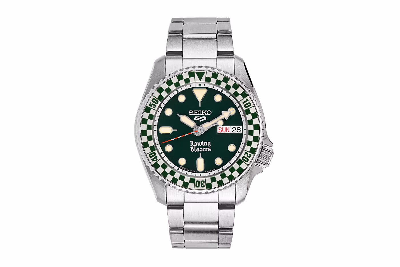 Rowing Blazers Wind Vintage Seiko 38mm 42mm rally diver Collaboration Release Info, photo 7