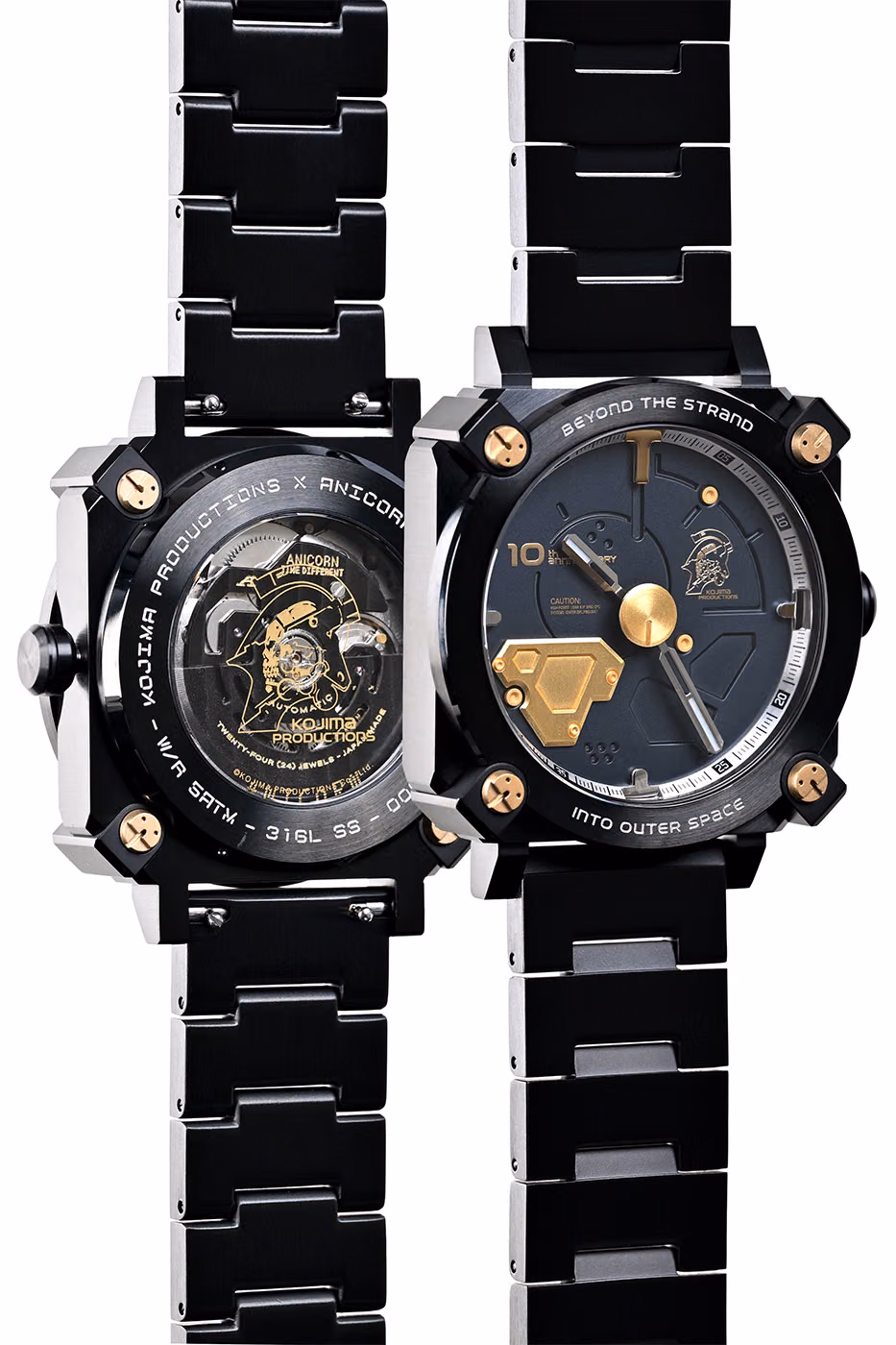 Ludens x by kojima productions anicorn watch ludens cuff bracelet ludens character metal print limited edition releasde info, photo 5