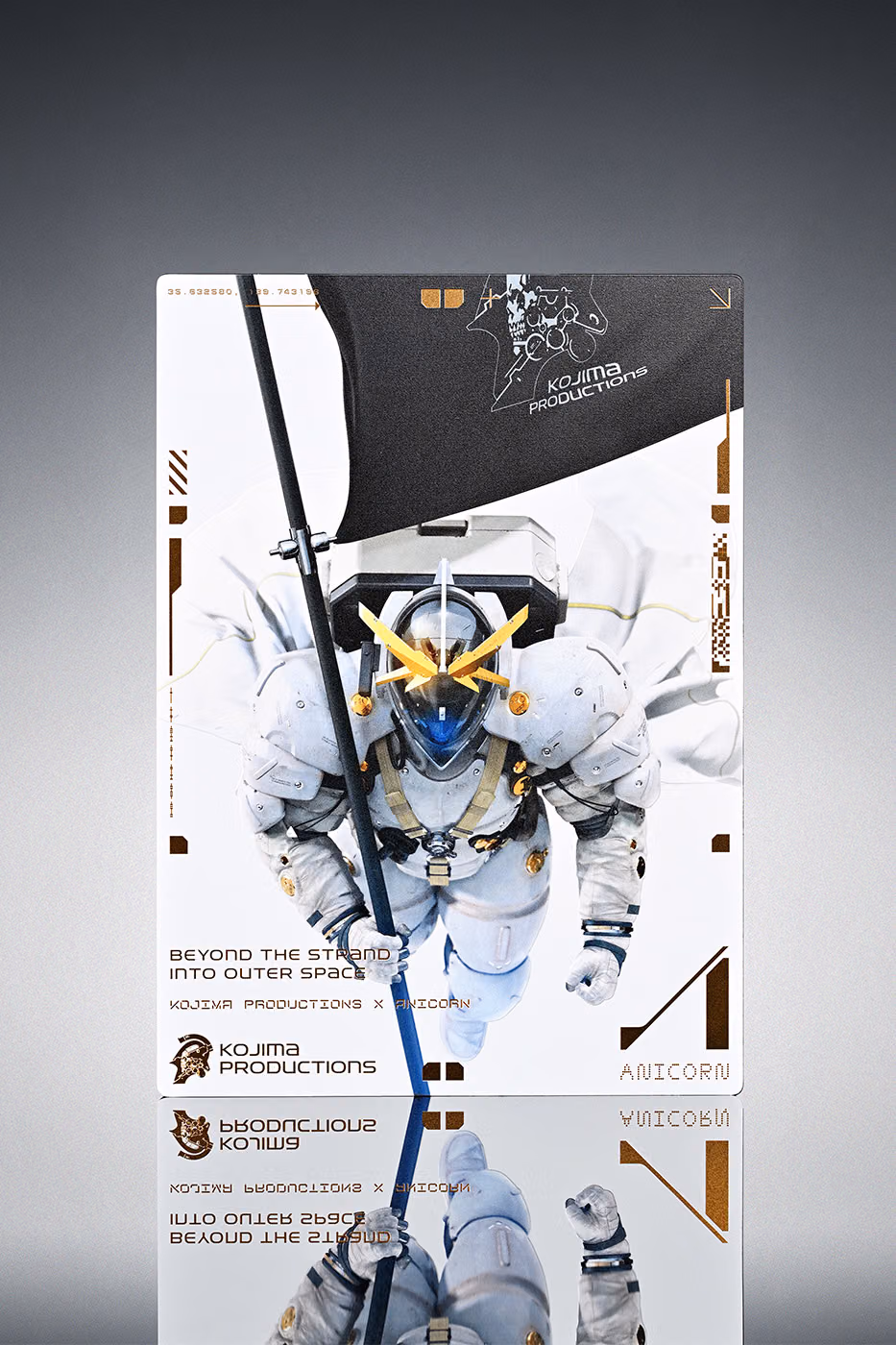 Ludens x by kojima productions anicorn watch ludens cuff bracelet ludens character metal print limited edition releasde info, photo 3