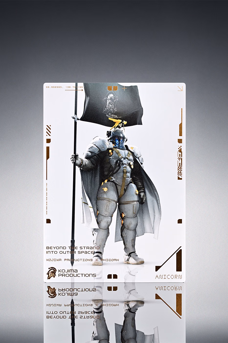 Ludens x by kojima productions anicorn watch ludens cuff bracelet ludens character metal print limited edition releasde info, photo 2