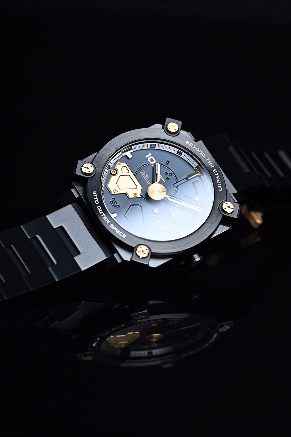 Ludens x by kojima productions anicorn watch ludens cuff bracelet ludens character metal print limited edition releasde info, photo 10