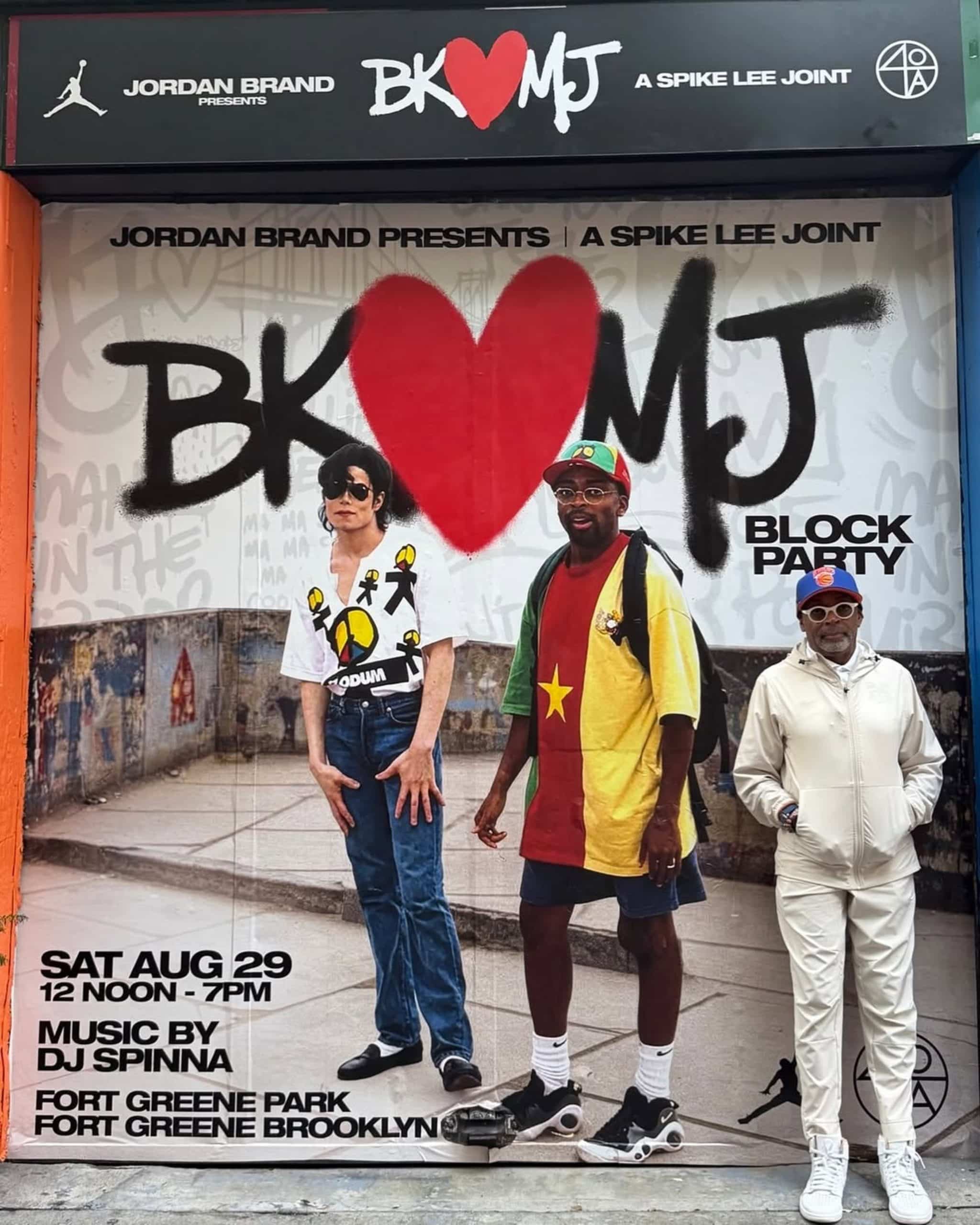 Spike Lee et Jordan Brand célèbrent Michael Jackson avec le retour de « BK  MJ » à Brooklyn