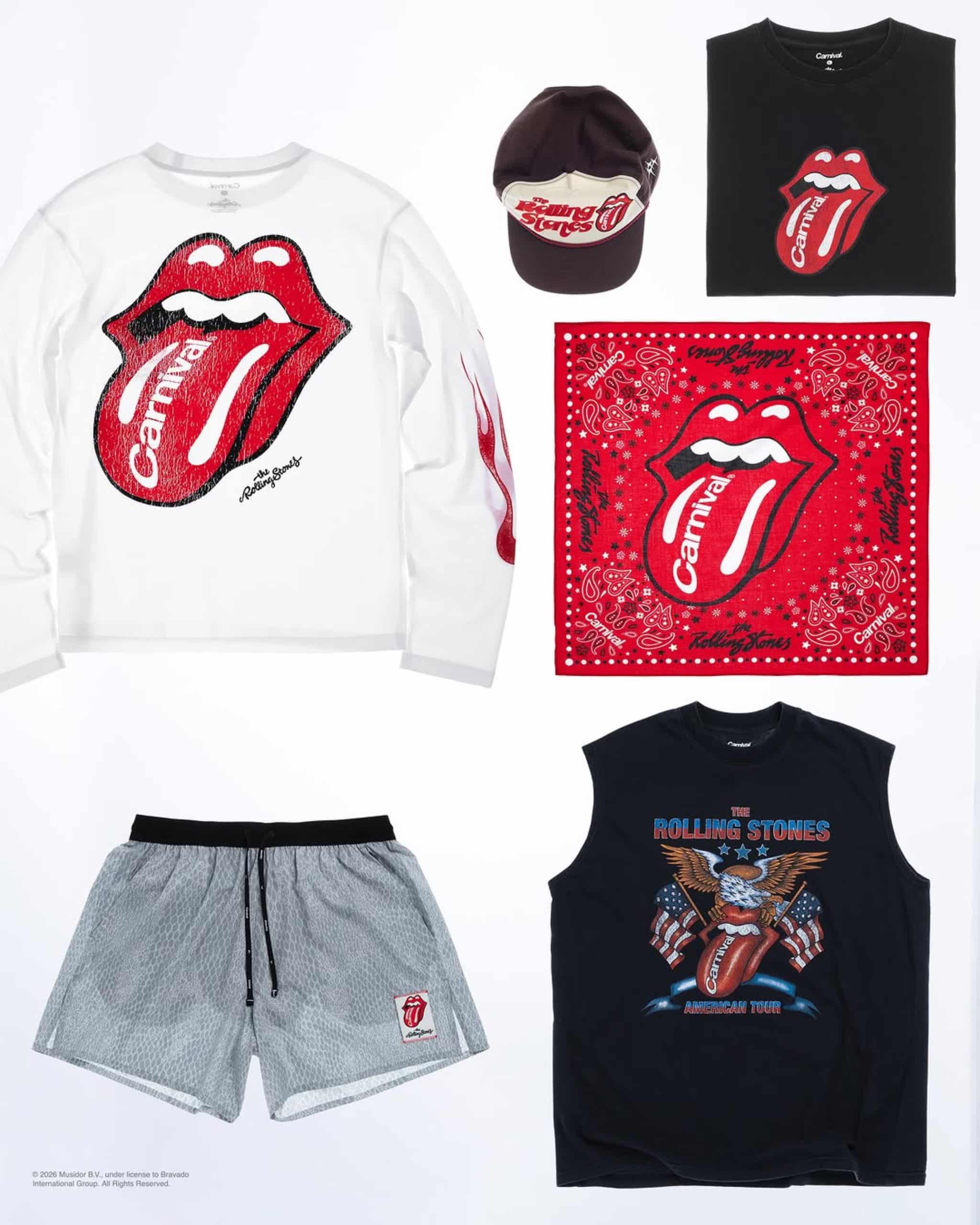 CARNIVAL RUNNING revisite l’imagerie des Rolling Stones pour un débardeur entre rock et running