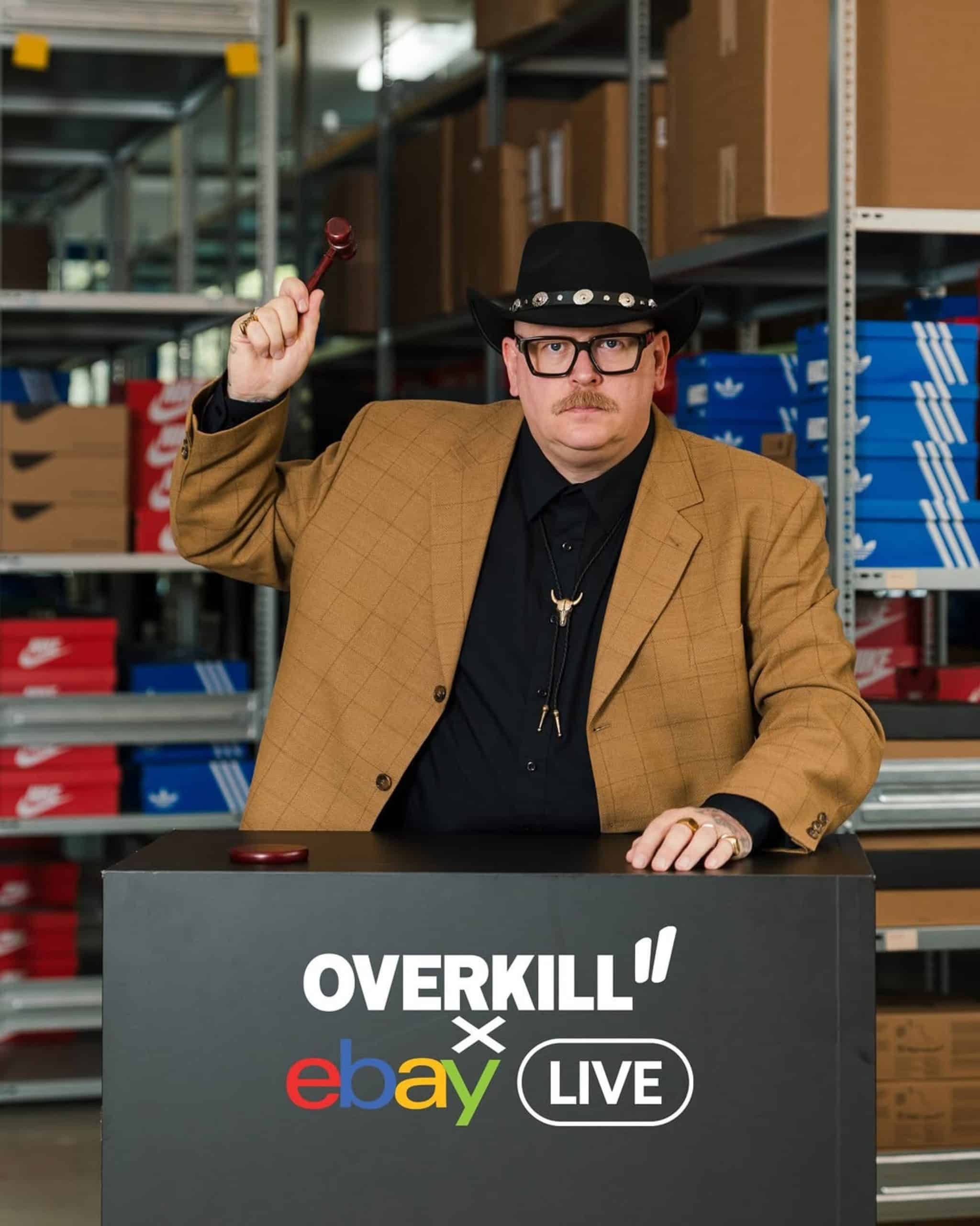 Overkill et eBay Live donnent rendez-vous aux sneakerheads pour un nouveau live shopping