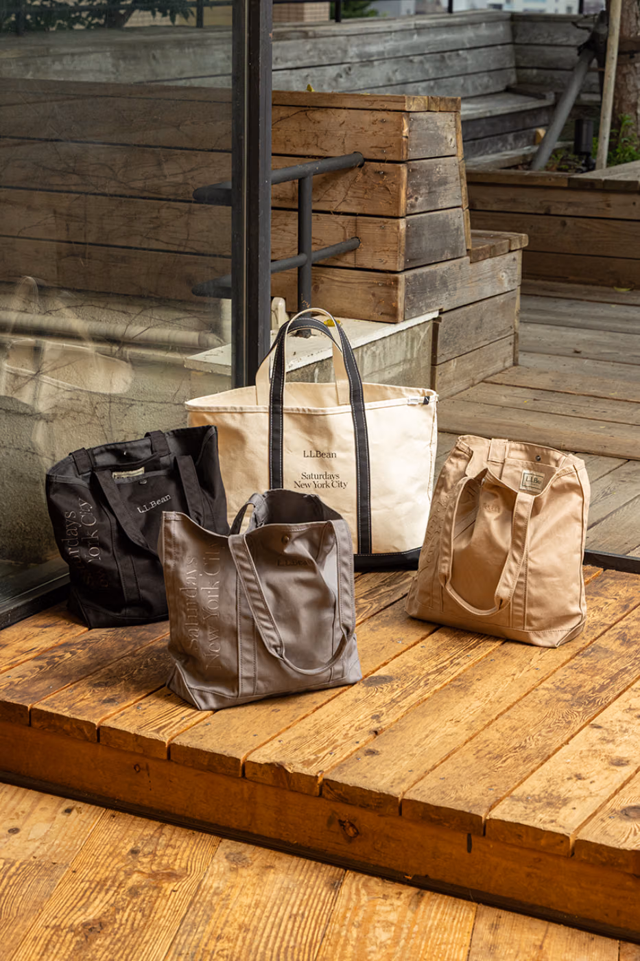 Saturdays NYC x L.L.Bean : deux cabas iconiques revisités pour la ville et le week-end