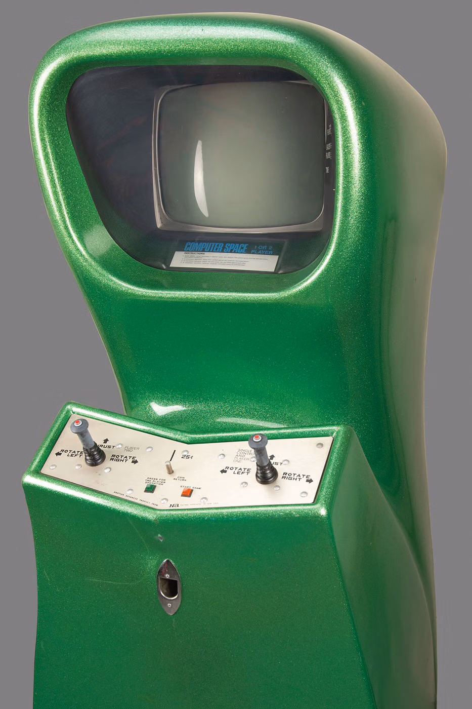 Une rare borne Computer Space de 1973 mise aux enchères