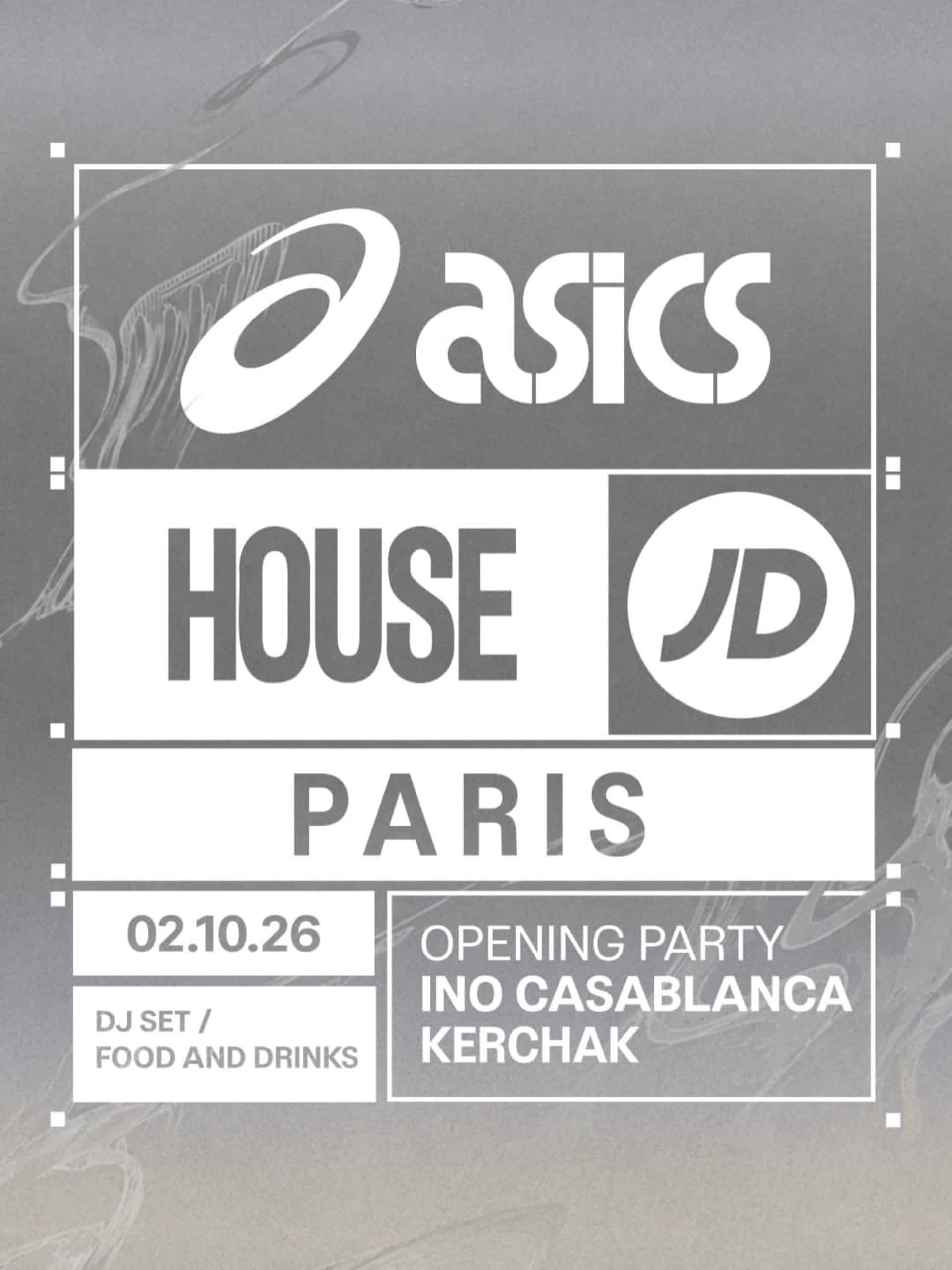 JD x ASICS HOUSE S’INSTALLE À PARIS PENDANT LA FASHION WEEK