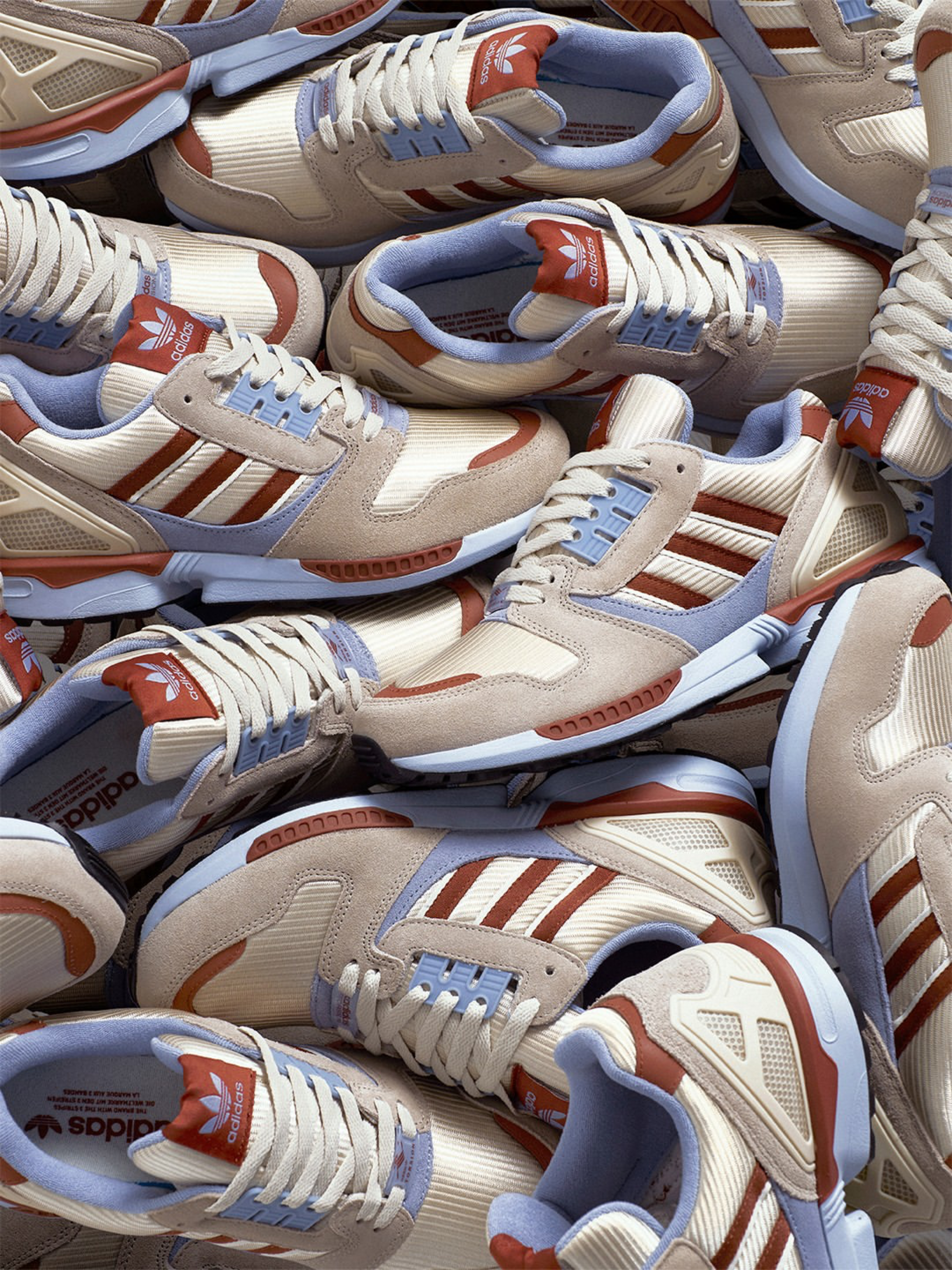 END. x adidas ZX8000 « Reversed Kiln » : la collaboration culte de 2020 revient avec ses couleurs inversées, photo 2