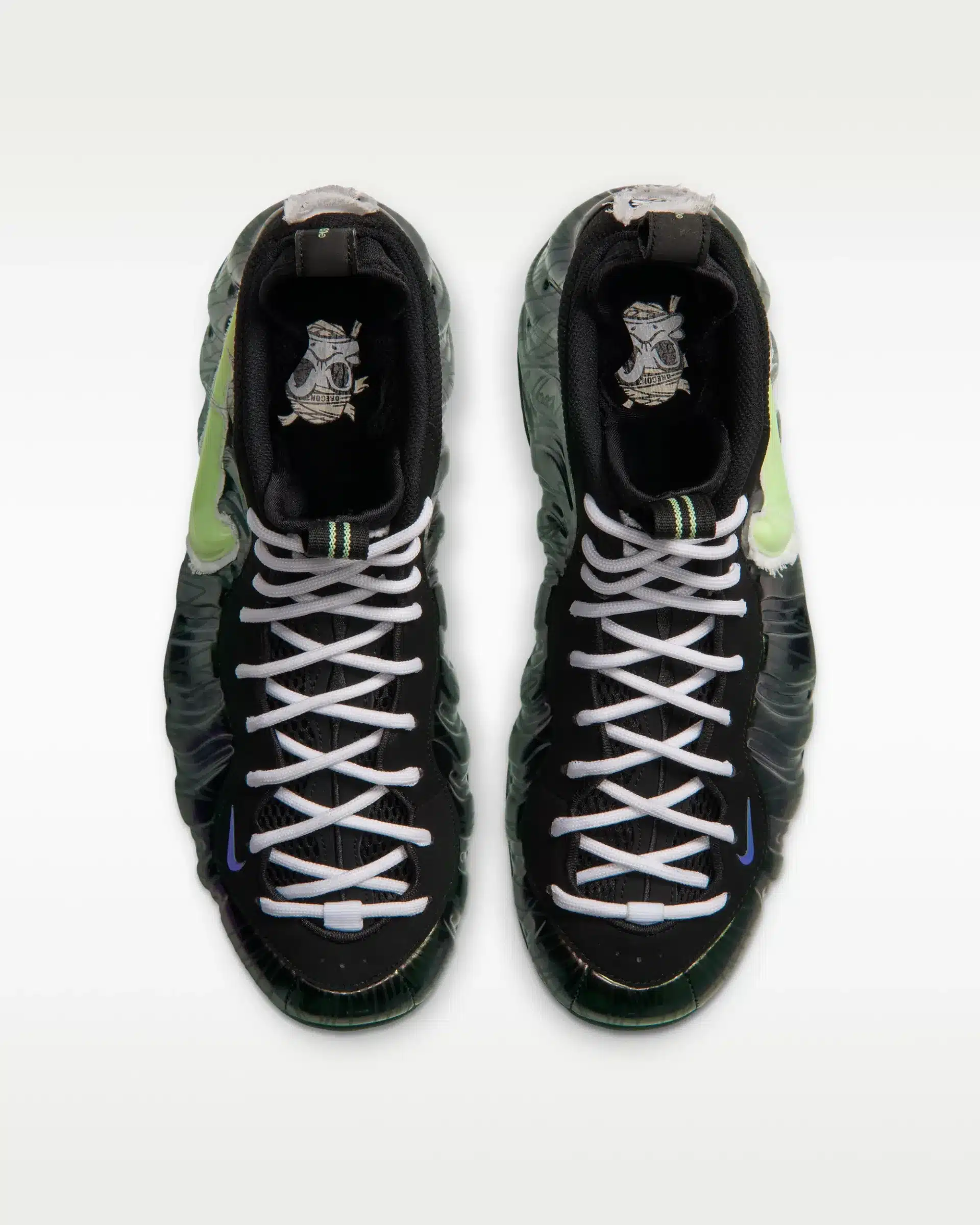 Oregon Ducks x Nike Air Foamposite Pro « Mummy Duck 2 » : le concept revient dans une version plus sombre, photo 2