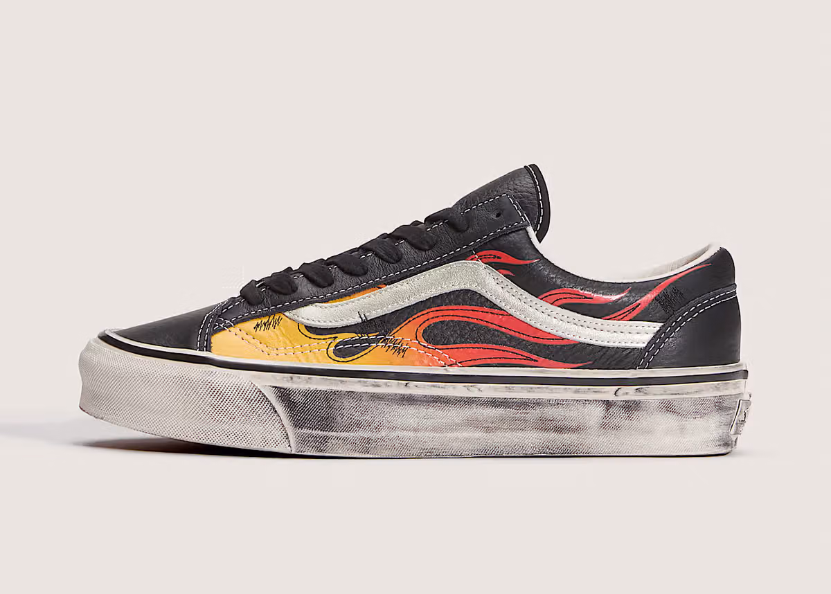 VANS OLD SKOOL 36 « ARCHIVE FLAME » : LE COLORIS NOIR AUX FLAMMES CULTES FAIT SON RETOUR