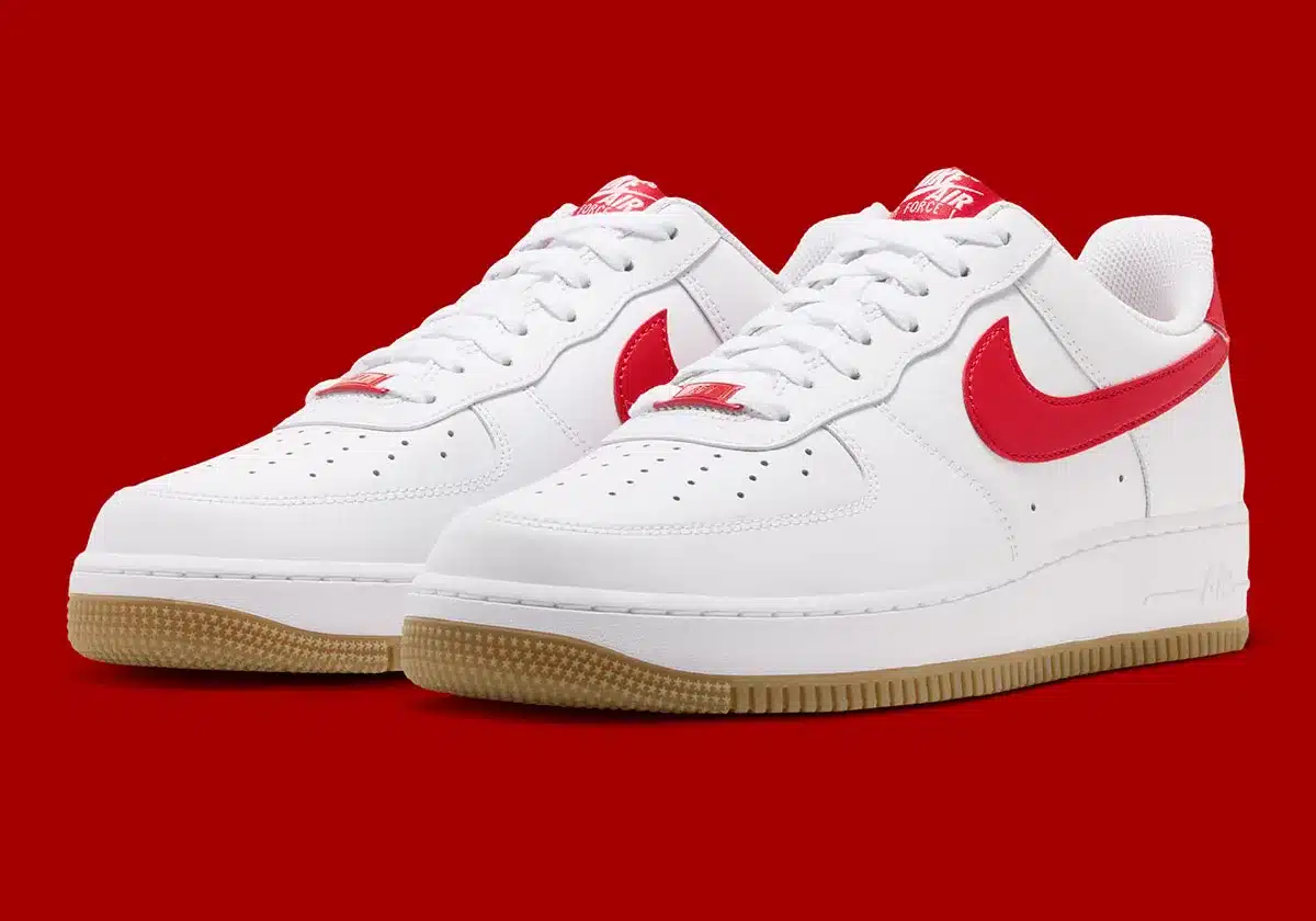 Nike Air Force 1 Low « White/Challenge Red » : le classique revient à l’essentiel