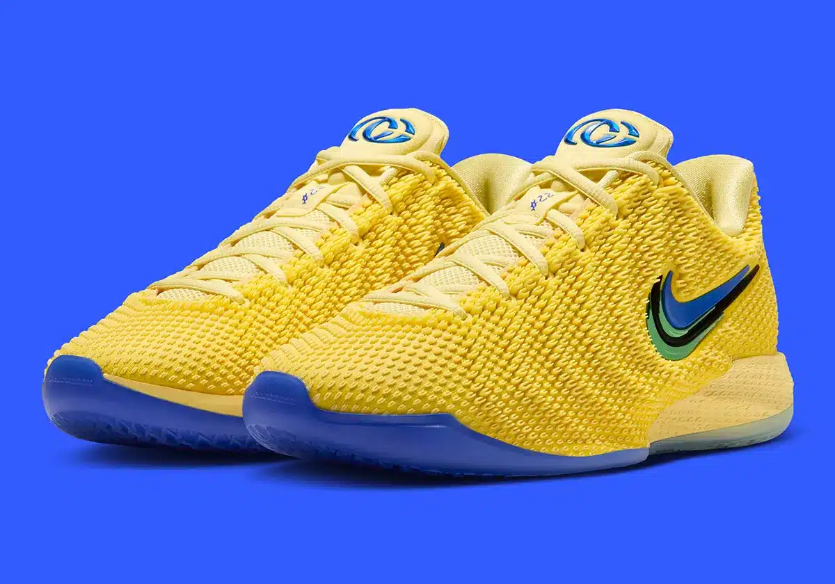 Nike Caitlin 1 « Warning Code » : Caitlin Clark passe au jaune pour l’un des premiers coloris de sa signature shoe