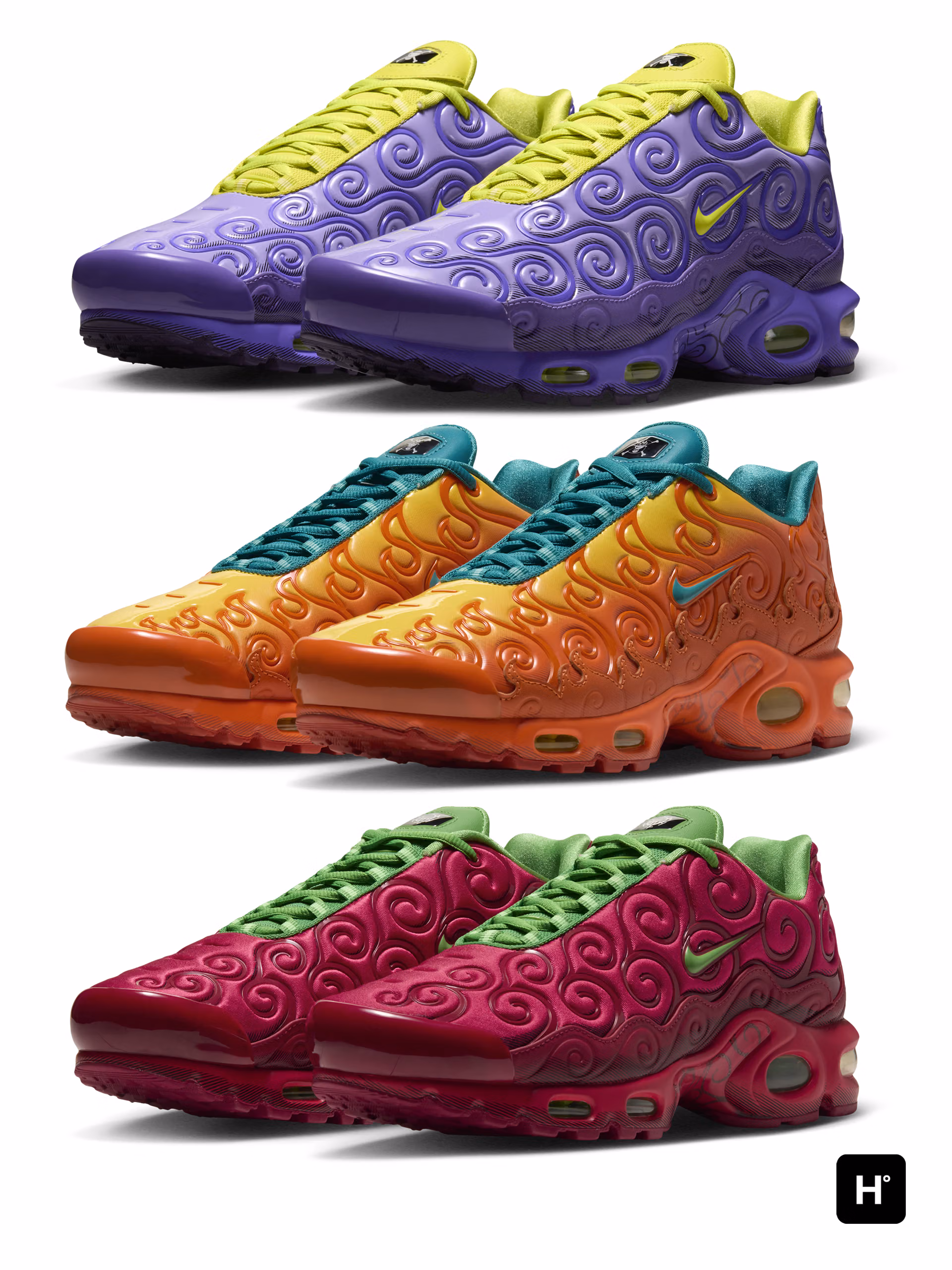One Piece x Nike Air Max Plus : trois « Devil Fruits » donnent naissance à une collection événement