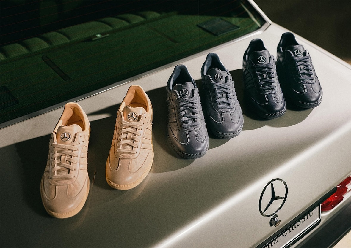 Mercedes-Benz x adidas Samba : la collaboration luxe arrive en trois coloris