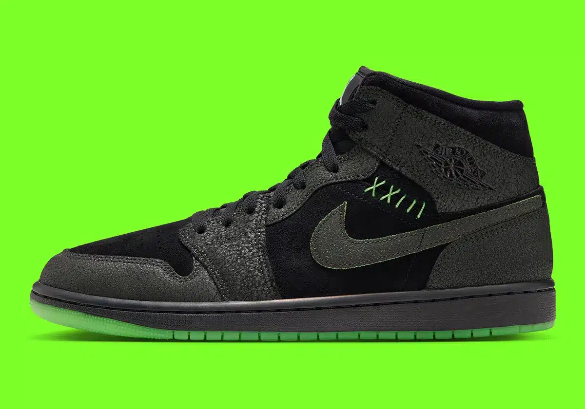 AIR JORDAN 1 MID « HALLOWEEN » : COUTURES VAUDOU ET SEMELLE PHOSPHORESCENTE POUR OCTOBRE 2026